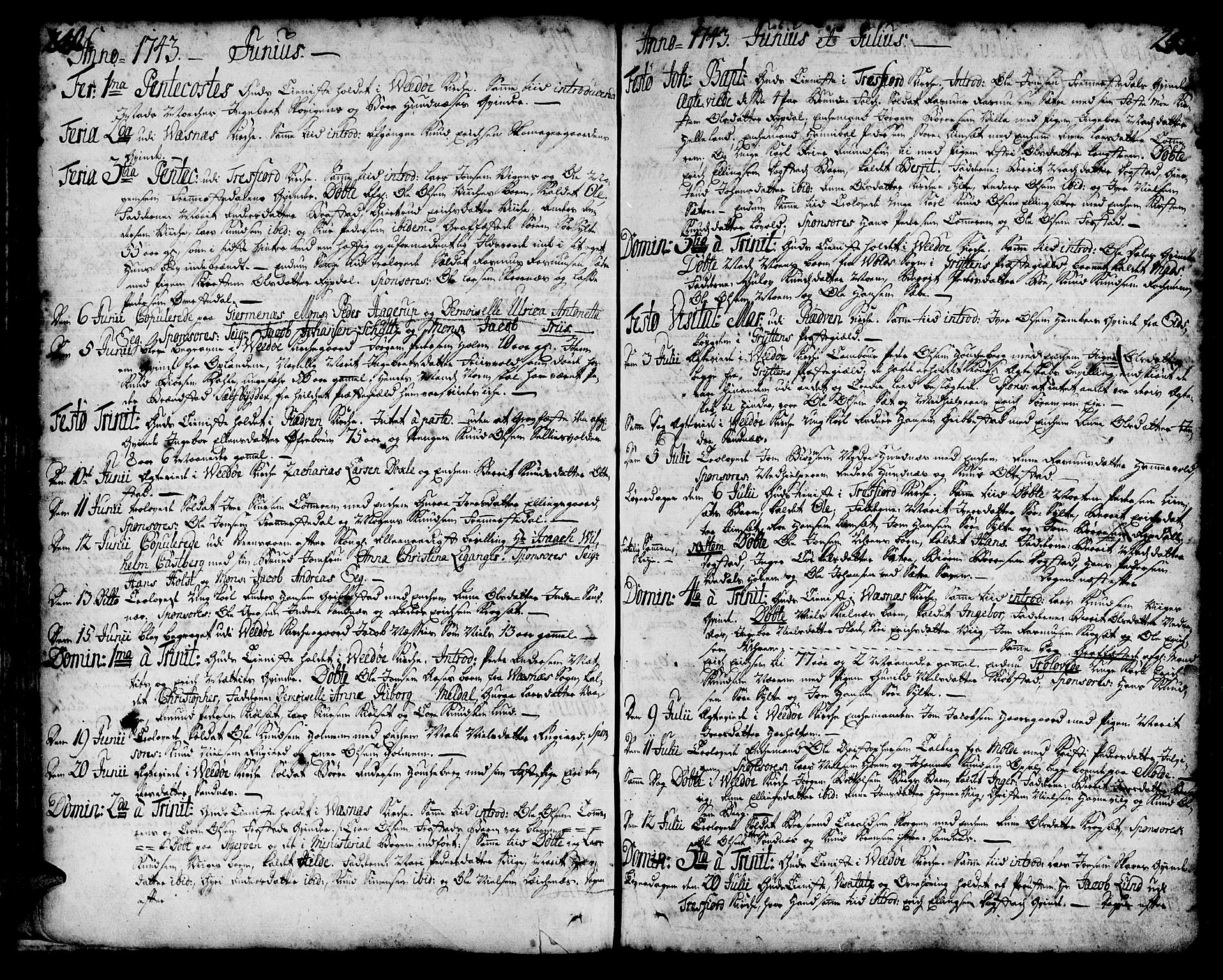 Ministerialprotokoller, klokkerbøker og fødselsregistre - Møre og Romsdal, AV/SAT-A-1454/547/L0599: Ministerialbok nr. 547A01, 1721-1764, s. 240-241