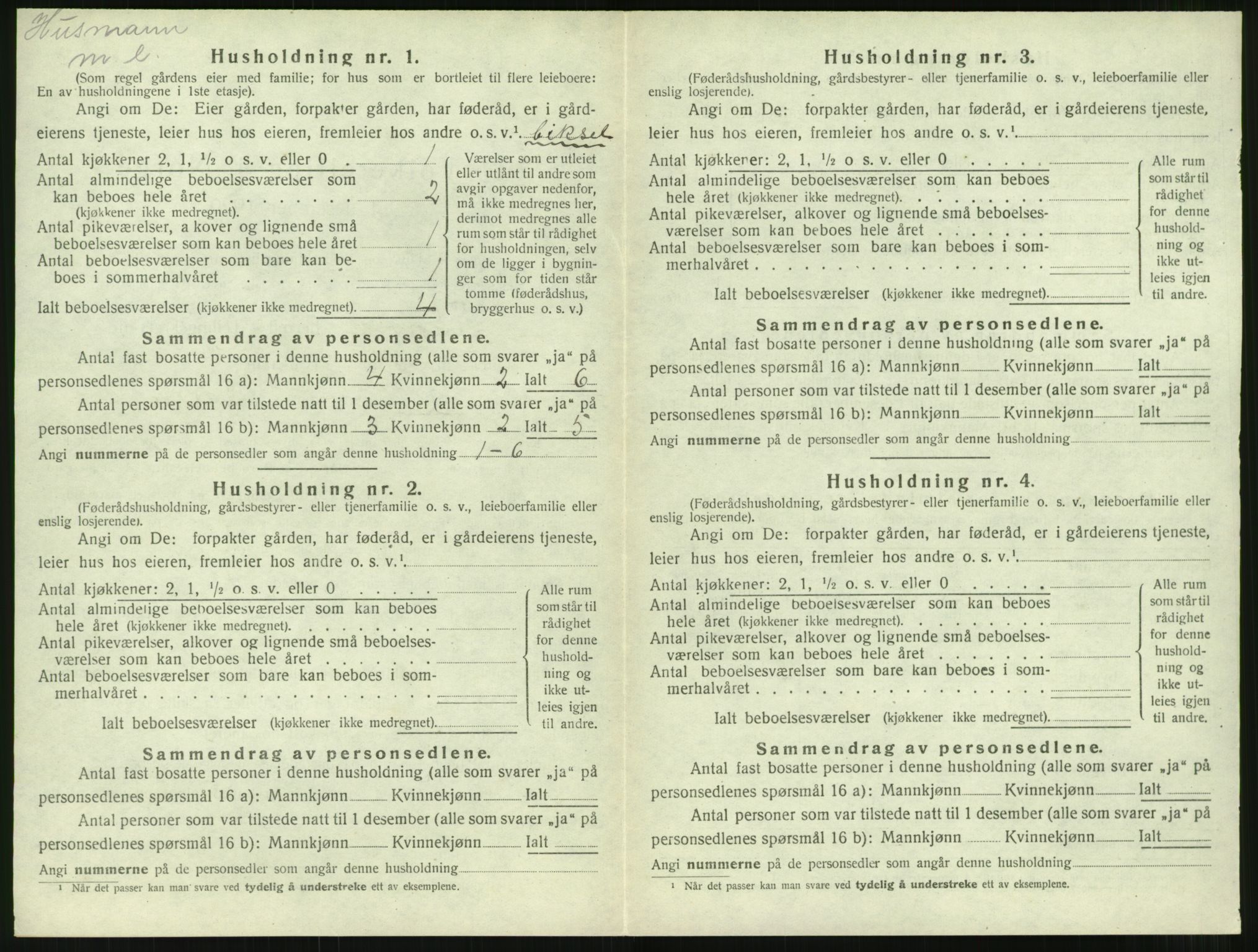 SAT, Folketelling 1920 for 1560 Tingvoll herred, 1920, s. 843