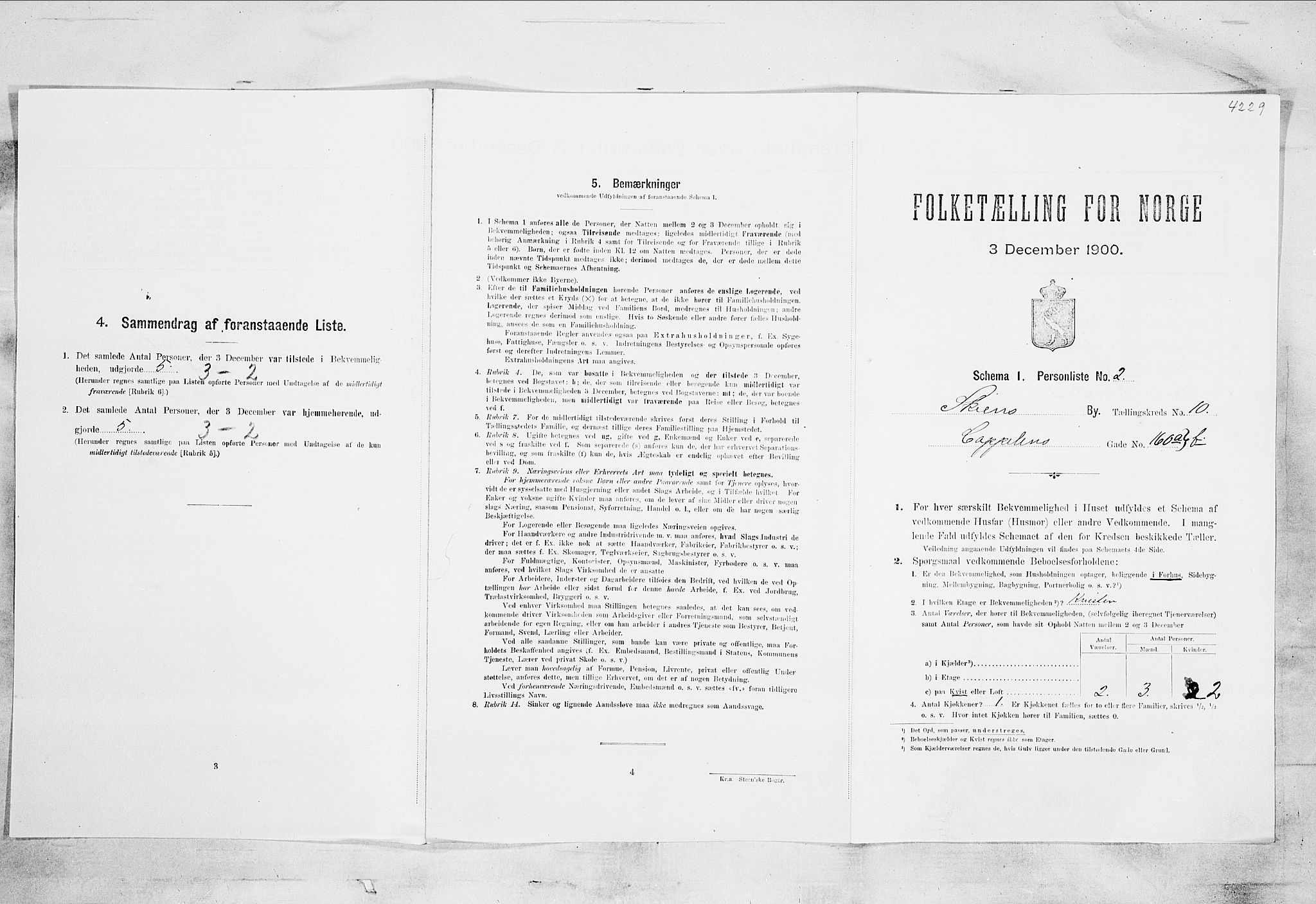 SAKO, Folketelling 1900 for 0806 Skien kjøpstad, 1900, s. 1684