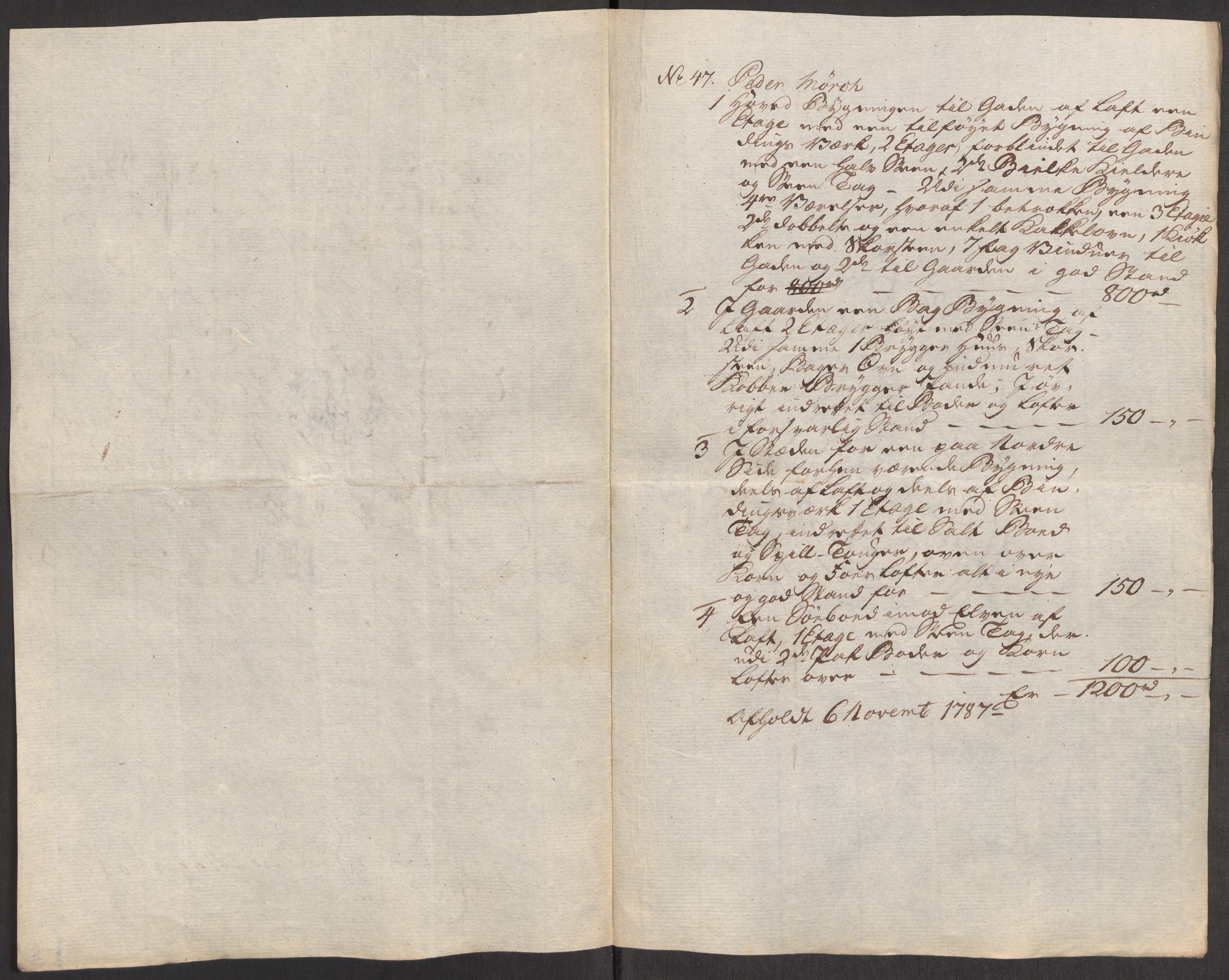 Kristiania magistrat, AV/SAO-A-10711/L/La/Lac/L0002: Branntakster, 1791-1803