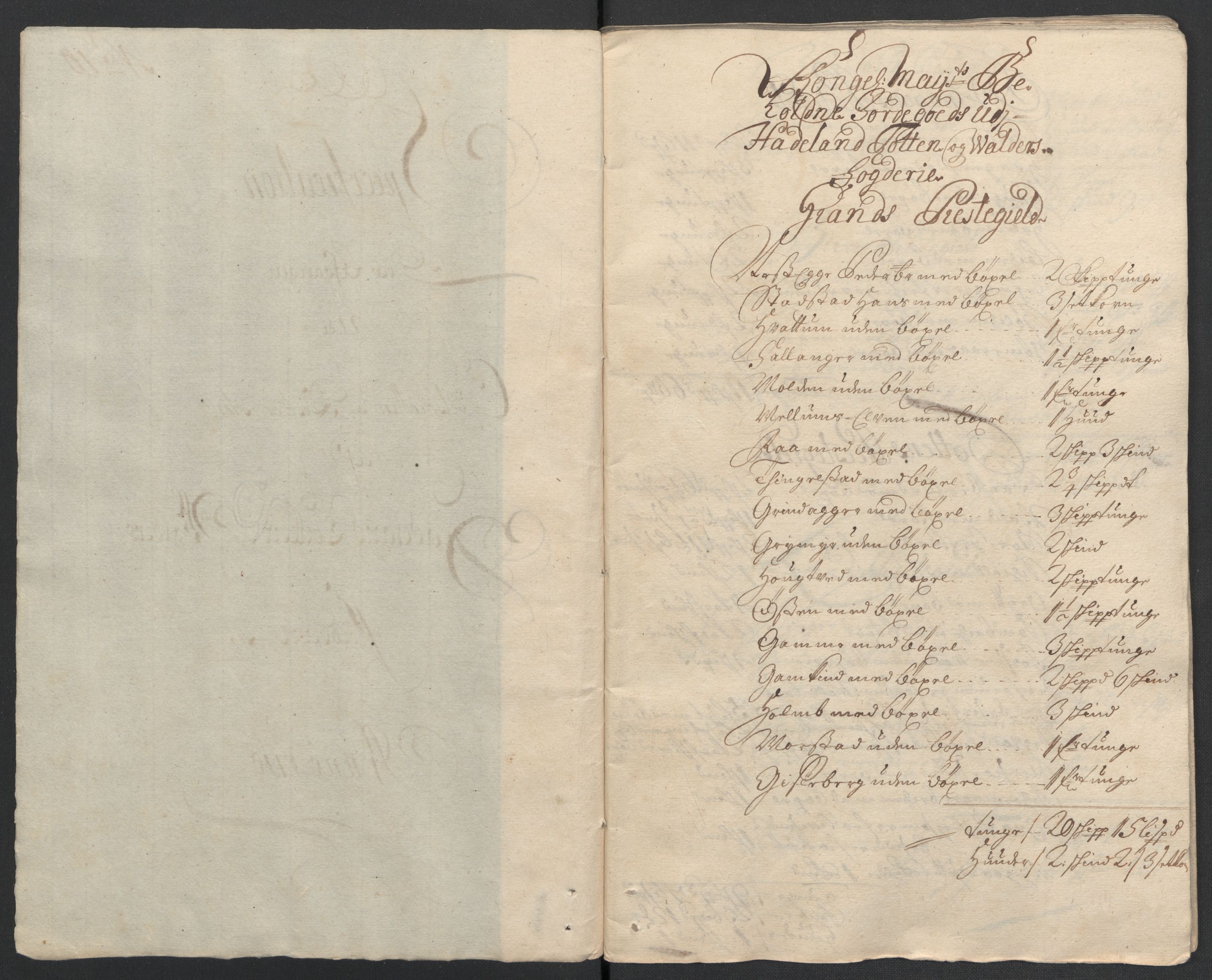 Rentekammeret inntil 1814, Reviderte regnskaper, Fogderegnskap, RA/EA-4092/R18/L1307: Fogderegnskap Hadeland, Toten og Valdres, 1710, s. 62