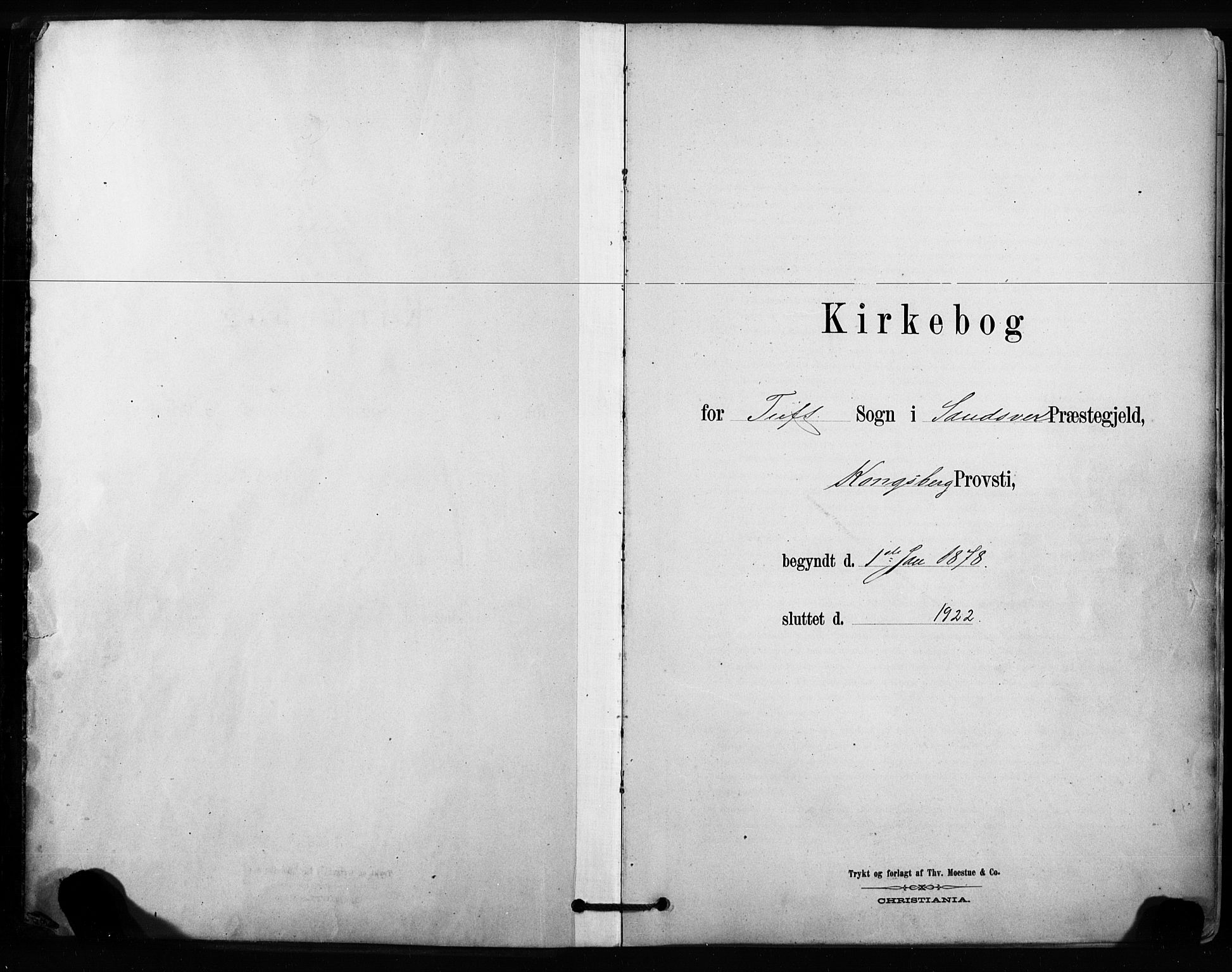 Sandsvær kirkebøker, SAKO/A-244/F/Fc/L0001: Ministerialbok nr. III 1, 1878-1923