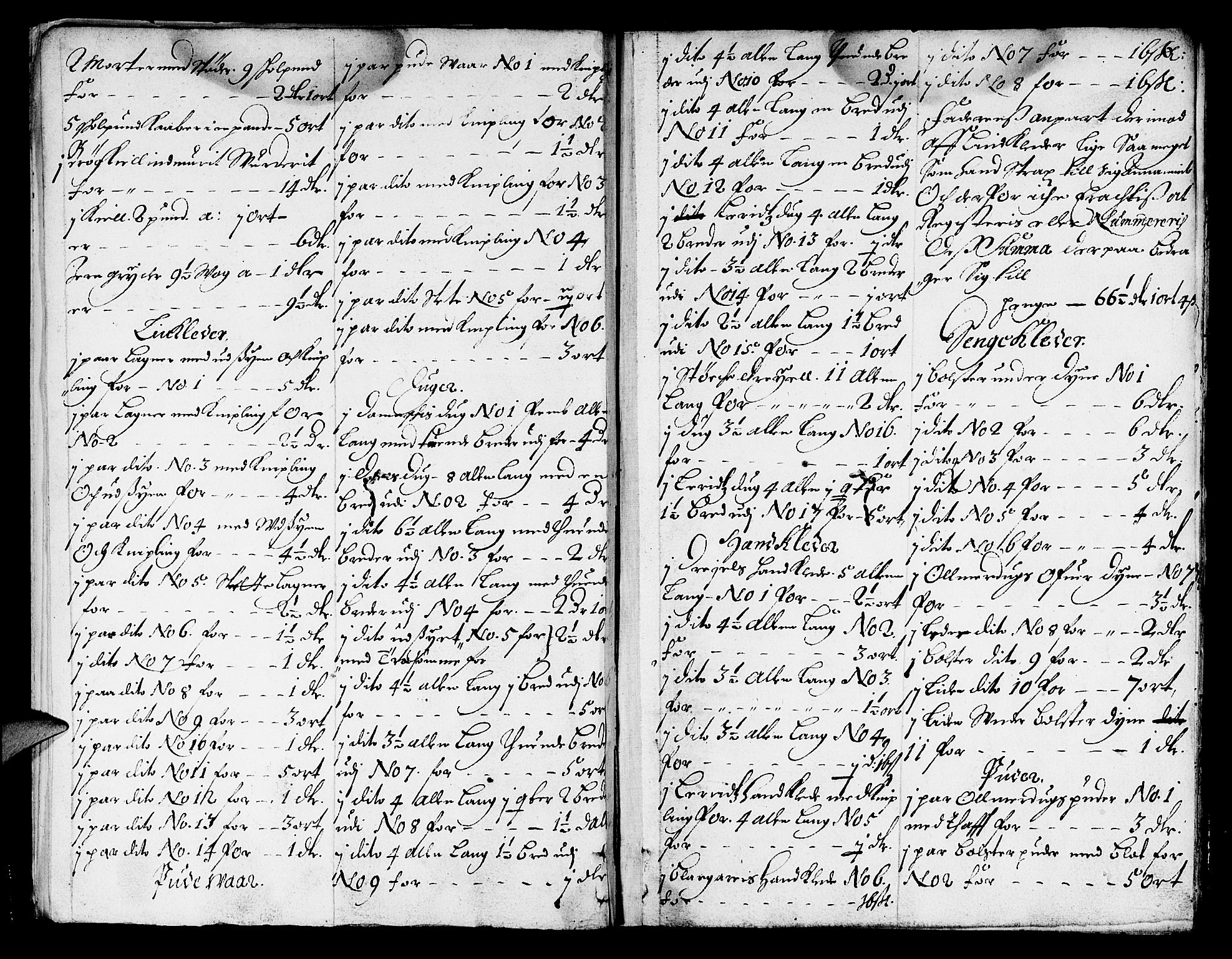 Jæren og Dalane sorenskriveri, AV/SAST-A-100306/5/50BA/L0001: SKIFTEPROTOKOLL <KORTREG>, 1666-1672, s. 5b-6a