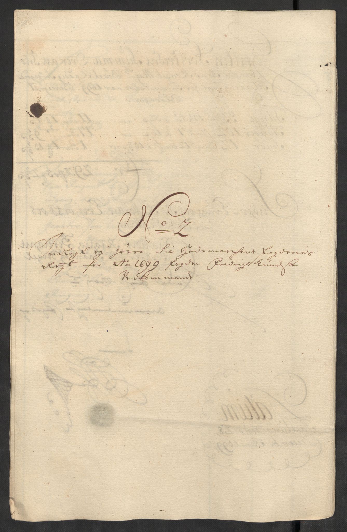 Rentekammeret inntil 1814, Reviderte regnskaper, Fogderegnskap, RA/EA-4092/R16/L1038: Fogderegnskap Hedmark, 1699, s. 45