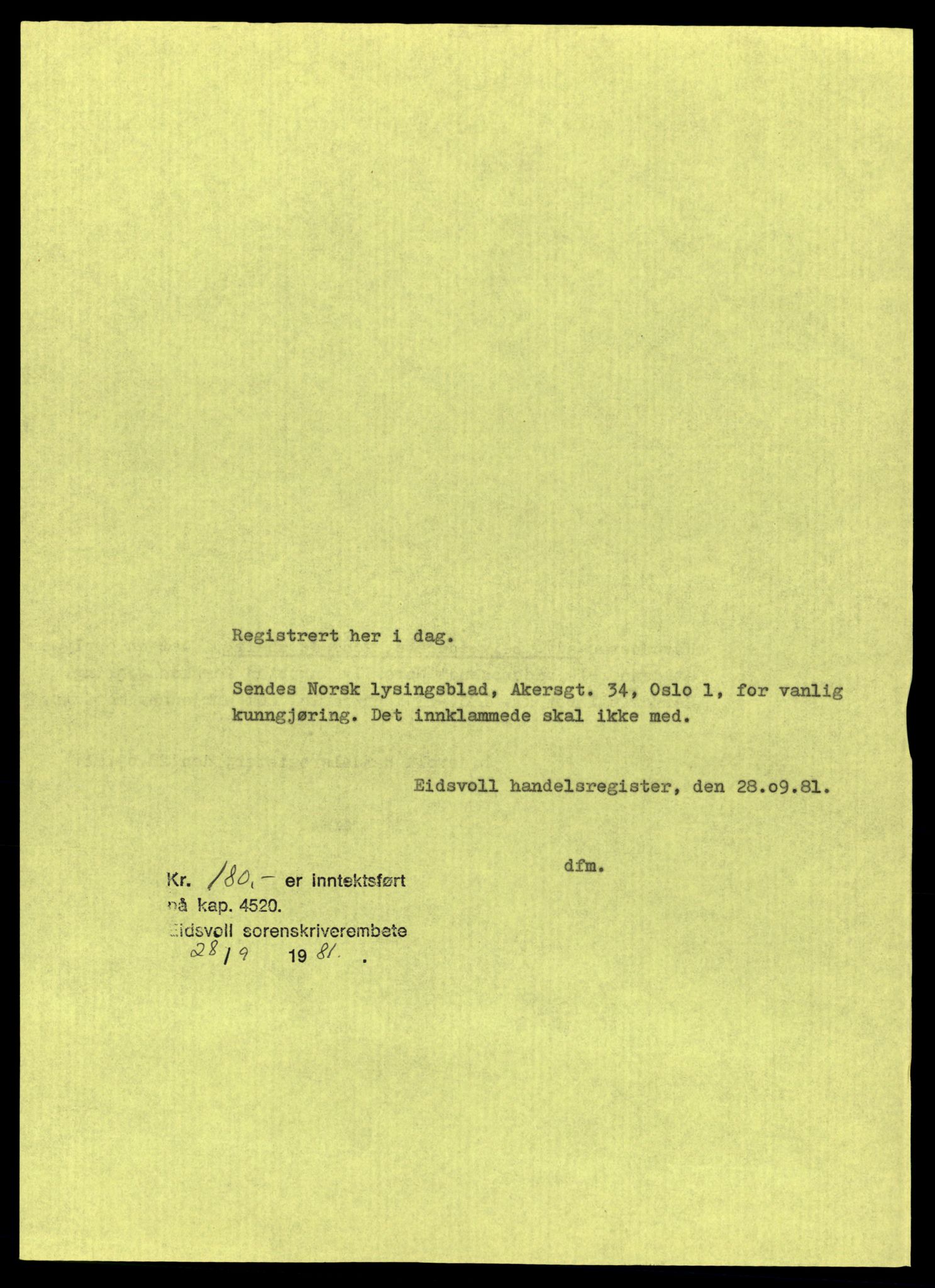 Eidsvoll tingrett, AV/SAT-A-10371/K/Kd/Kda/L0012:  Aksjeselskap, Br-Eidsvoll B , 1944-1990, s. 5