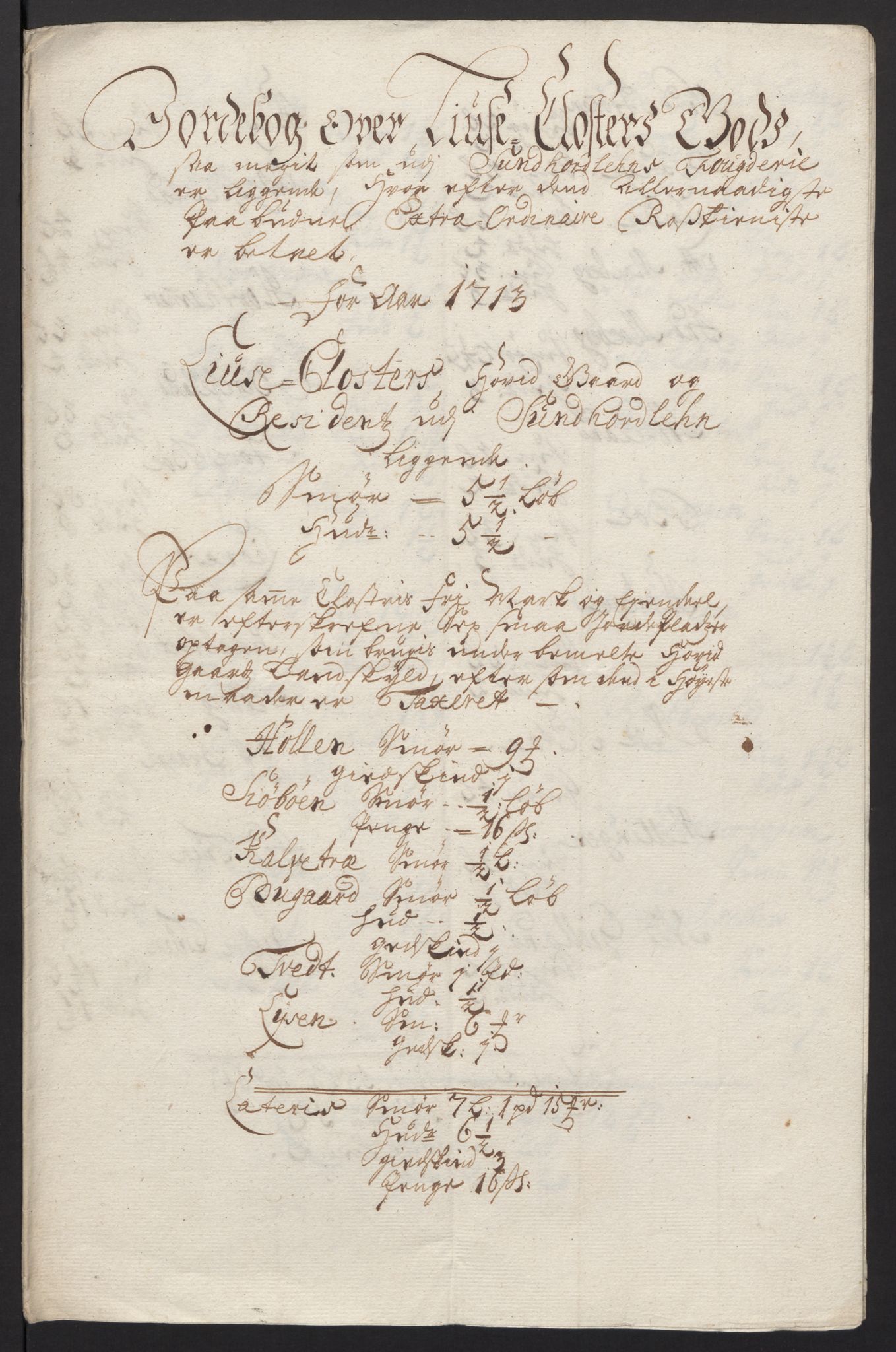Rentekammeret inntil 1814, Reviderte regnskaper, Fogderegnskap, RA/EA-4092/R48/L2989: Fogderegnskap Sunnhordland og Hardanger, 1713, s. 234