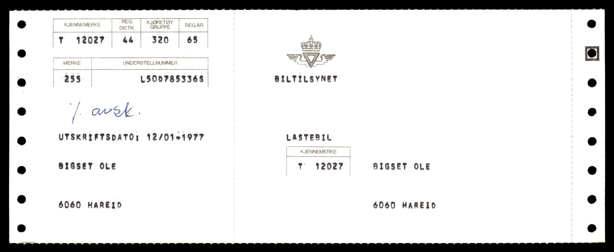 Møre og Romsdal vegkontor - Ålesund trafikkstasjon, AV/SAT-A-4099/F/Fe/L0032: Registreringskort for kjøretøy T 11997 - T 12149, 1927-1998, s. 941