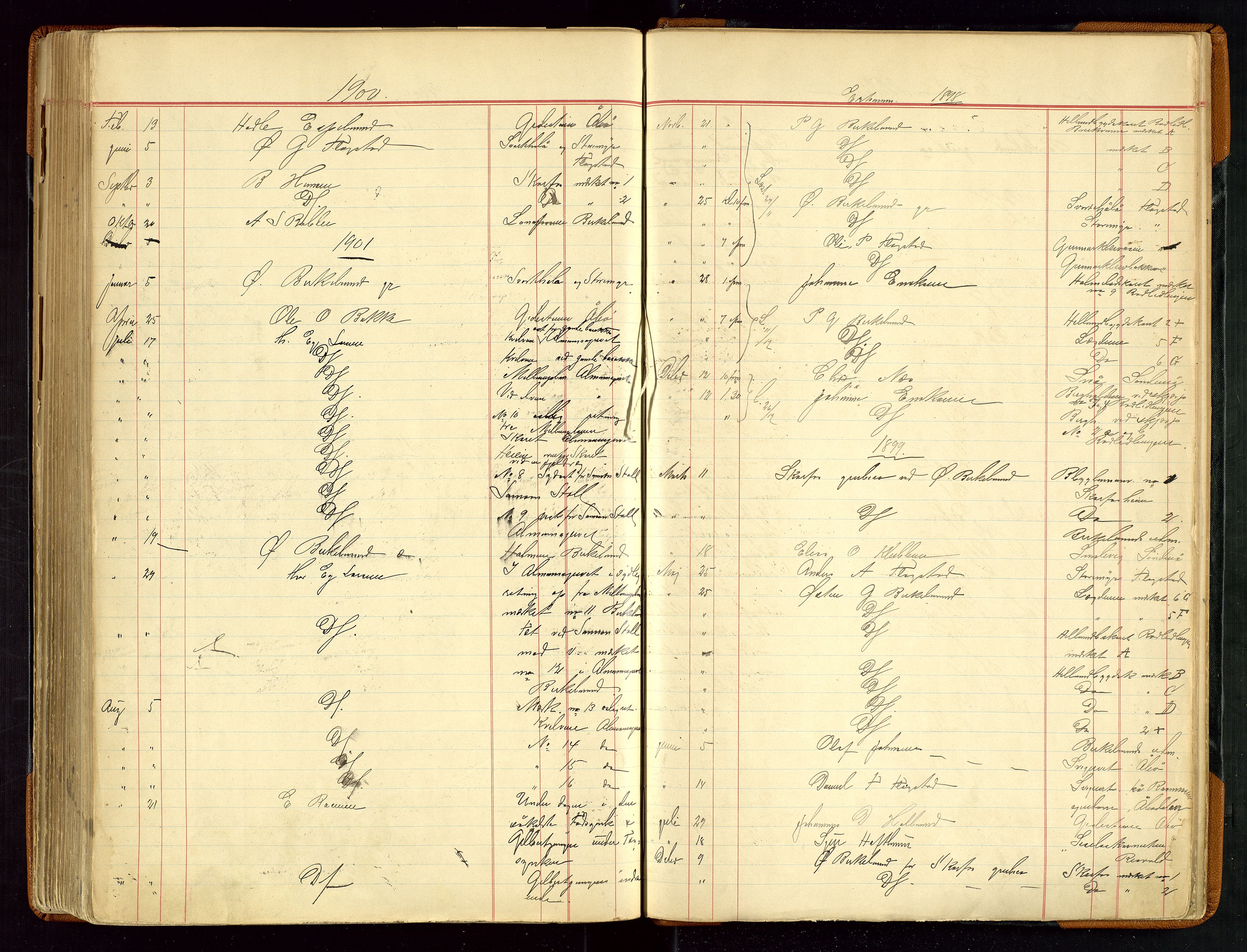 Sauda lensmannskontor, AV/SAST-A-100177/Gja/L0007: "Auktionsprotokol for Lensmanden i Søvde"   1886-1911, 1886-1911