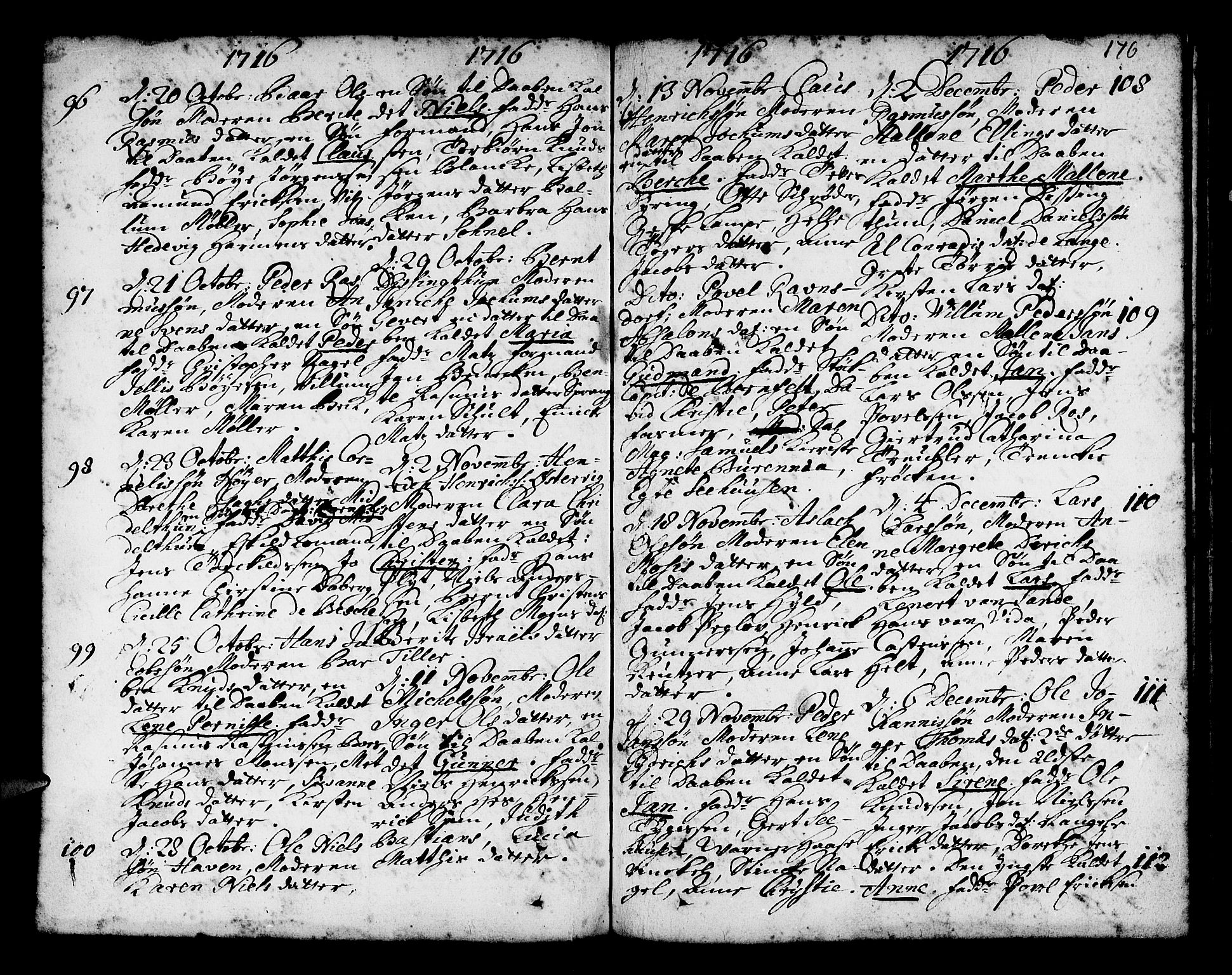 Nykirken Sokneprestembete, AV/SAB-A-77101/H/Haa/L0002: Ministerialbok nr. A 2, 1700-1723, s. 146