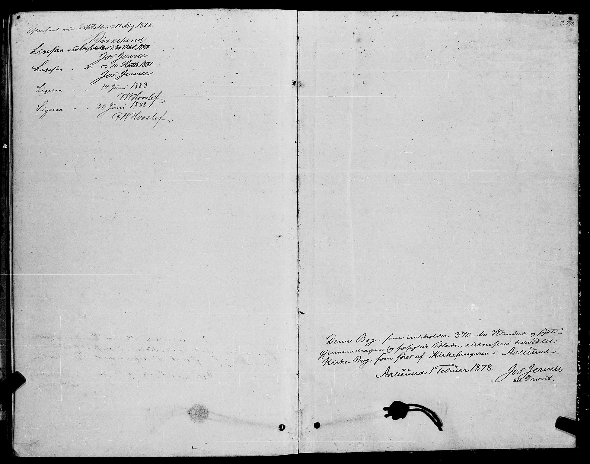 Ministerialprotokoller, klokkerbøker og fødselsregistre - Møre og Romsdal, AV/SAT-A-1454/529/L0466: Klokkerbok nr. 529C03, 1878-1888, s. 370