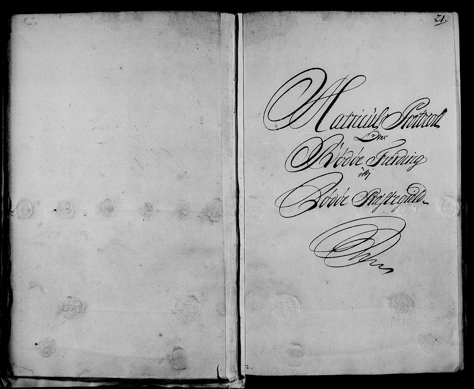 Rentekammeret inntil 1814, Realistisk ordnet avdeling, AV/RA-EA-4070/N/Nb/Nbf/L0170: Helgeland eksaminasjonsprotokoll, 1723, s. 21