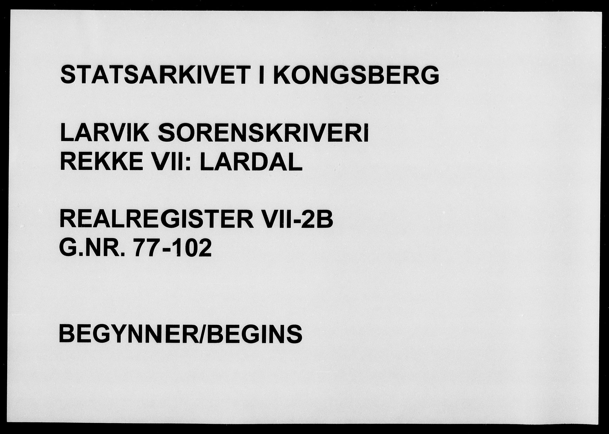 Larvik sorenskriveri, SAKO/A-83/G/Gb/Gbh/L0002b: Panteregister nr. VII 2b
