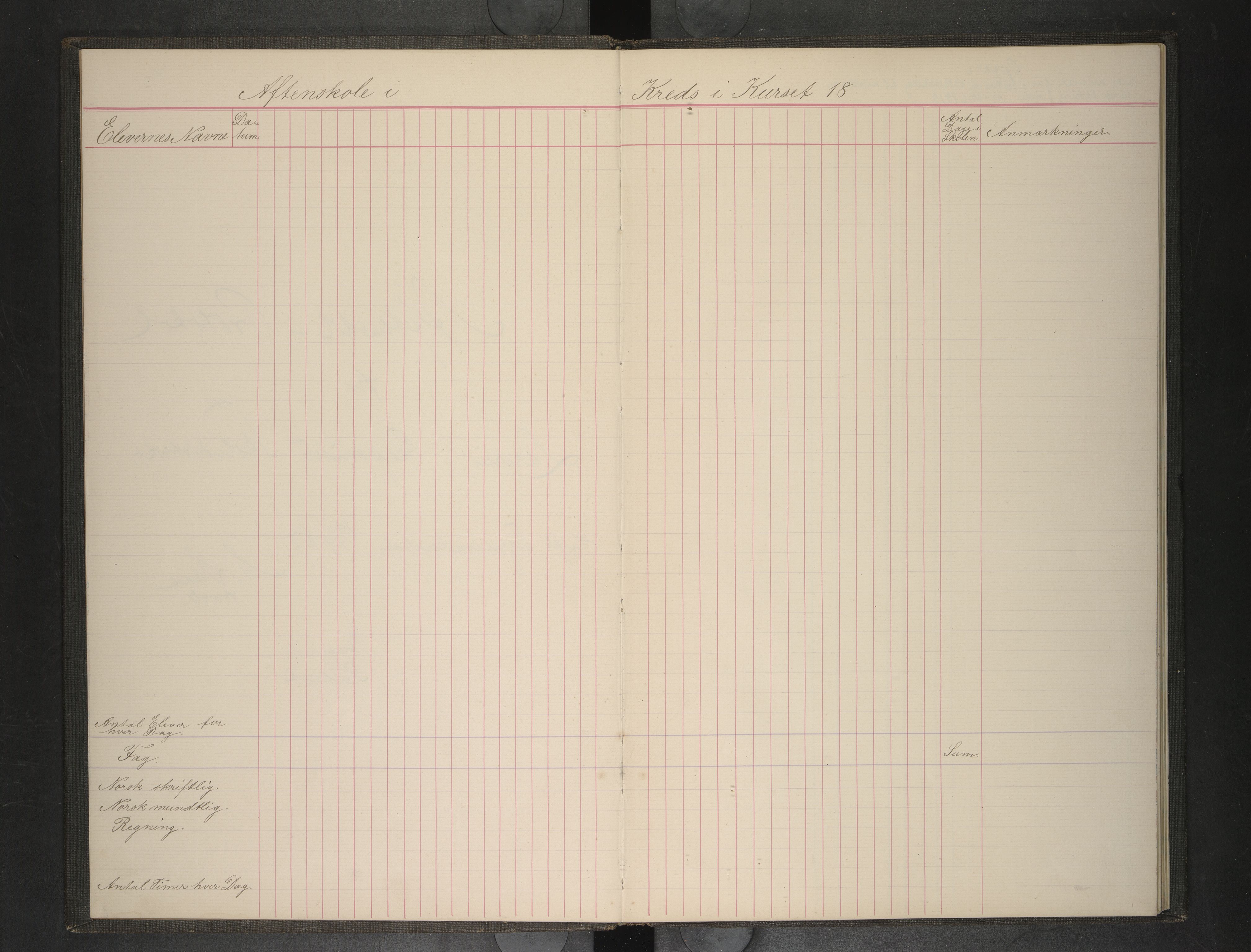 Hadsel kommune. Raftsund skoledistrikt, AIN/K-18660.510.35/F/L0011: Skoleprotokoll Sommerset skole, 1909-1916