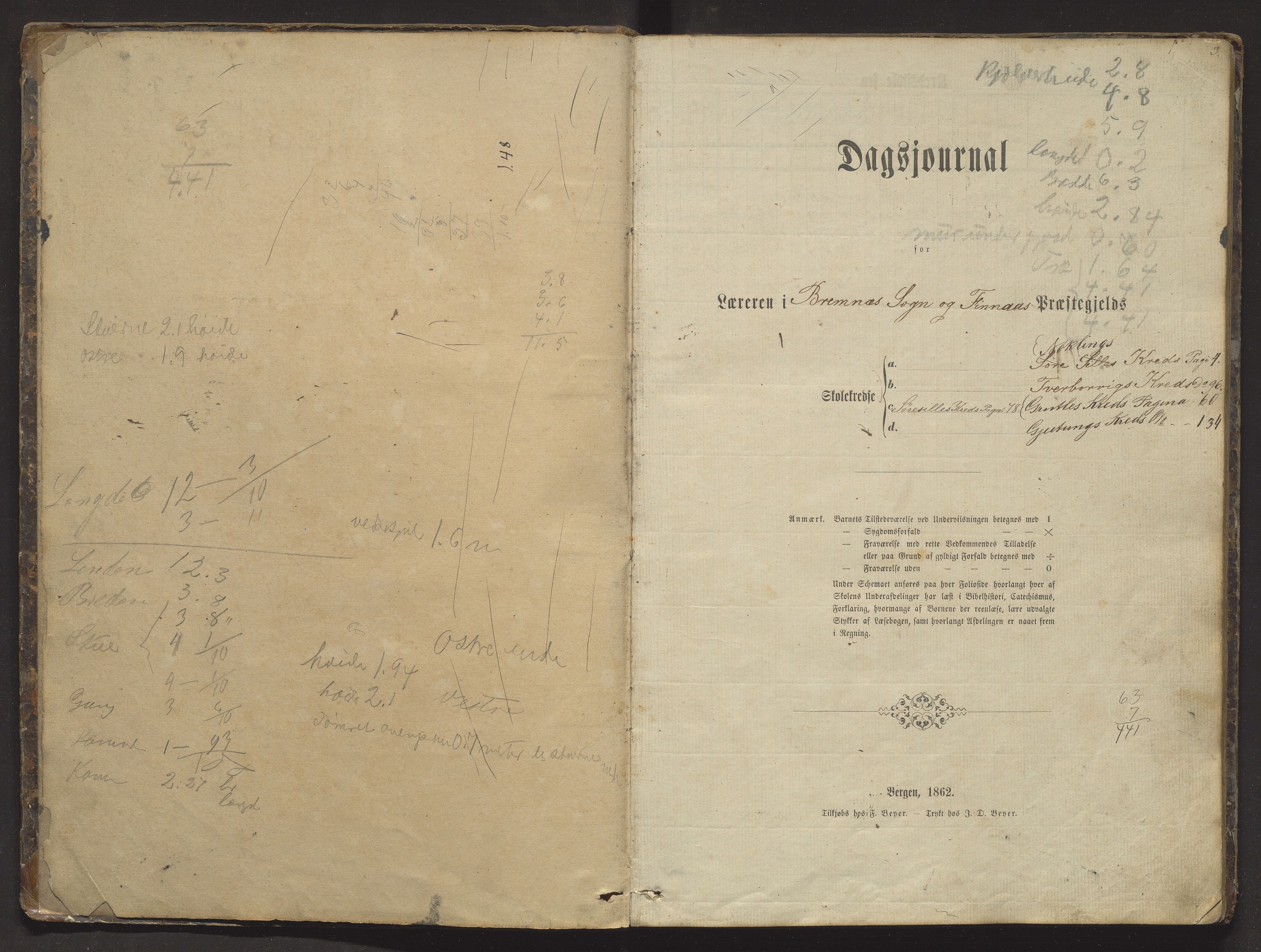 Bremnes kommune. Barneskulane, IKAH/1220-231/F/Fc/L0003: Skuleprotokoll for Lykling, Hiskjo, Søre Sele, Geitung og Tverrborgvik skular, 1866-1880