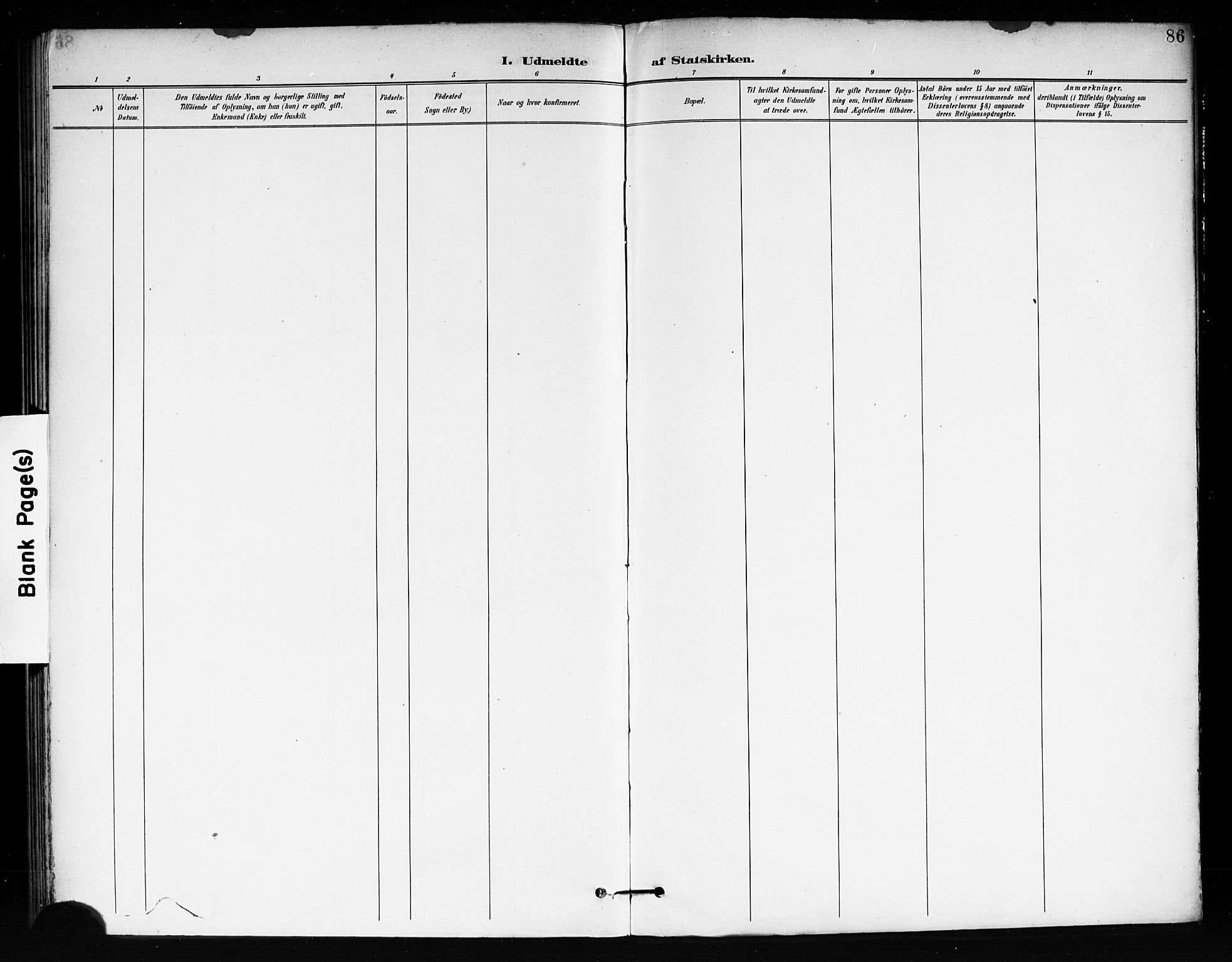 Fet prestekontor Kirkebøker, AV/SAO-A-10370a/F/Fb/L0002: Ministerialbok nr. II 2, 1892-1904, s. 86