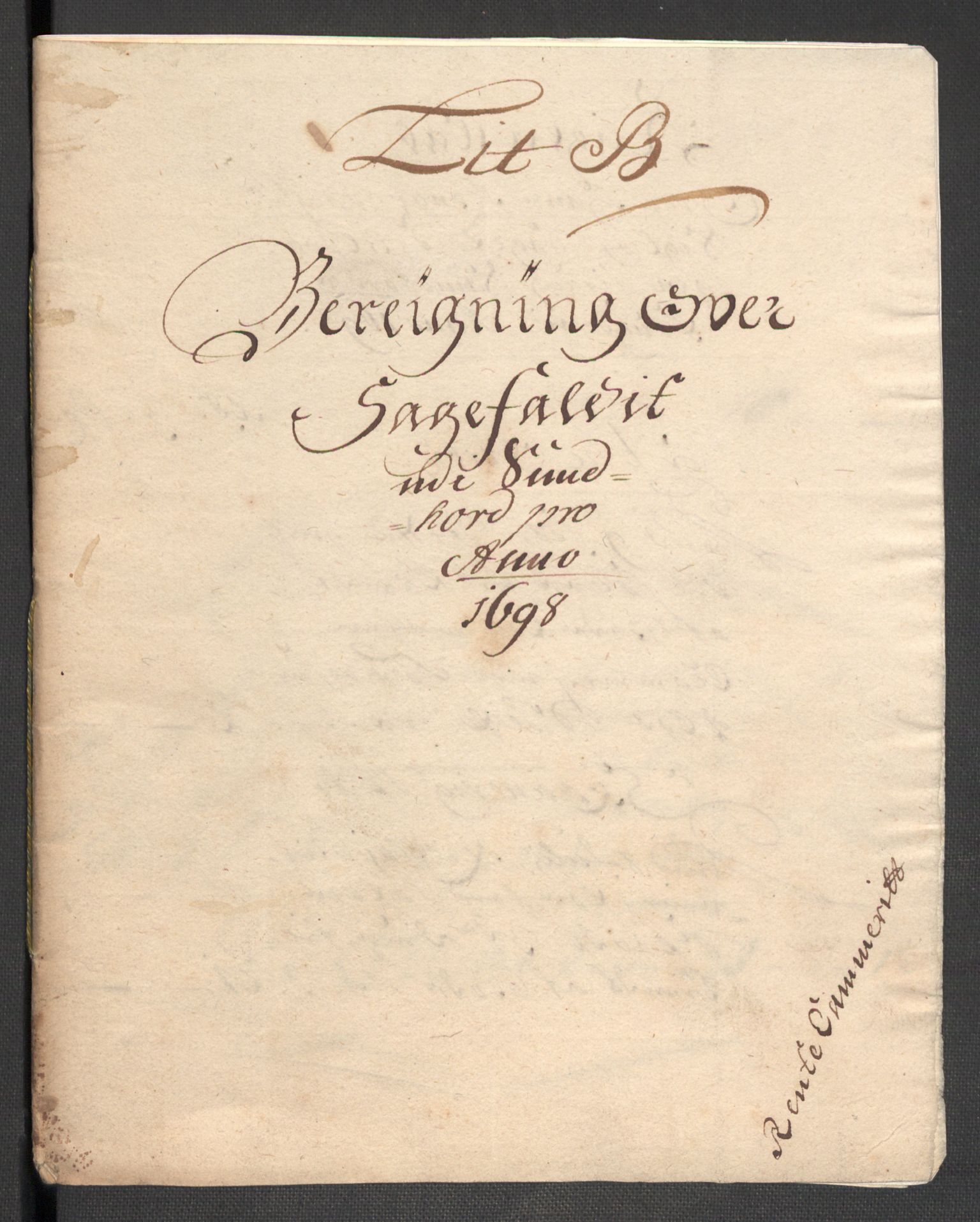 Rentekammeret inntil 1814, Reviderte regnskaper, Fogderegnskap, RA/EA-4092/R48/L2977: Fogderegnskap Sunnhordland og Hardanger, 1697-1698, s. 244