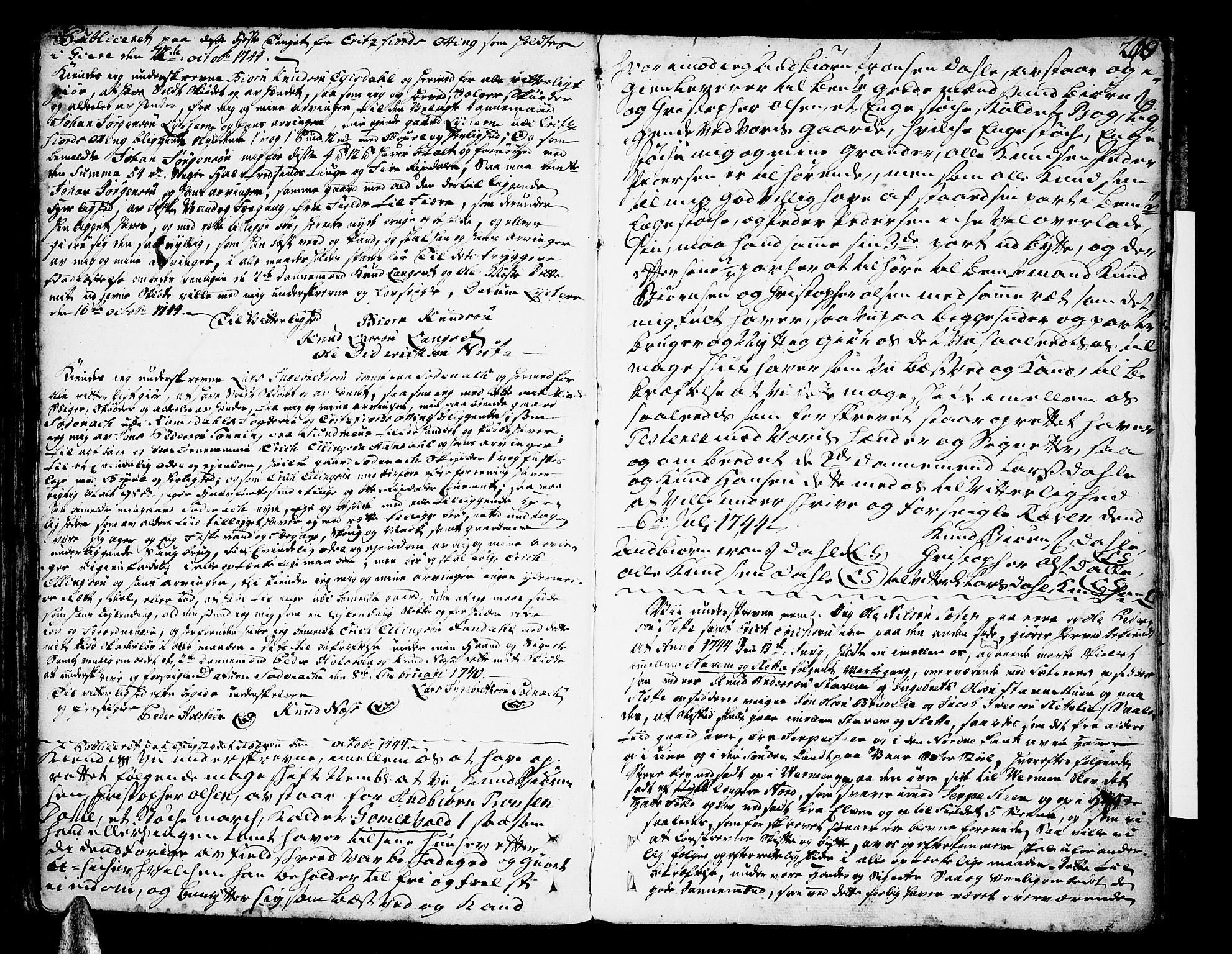 Romsdal sorenskriveri, SAT/A-4149/1/2/2C/L0002: Pantebok nr. 2, 1731-1745, s. 210