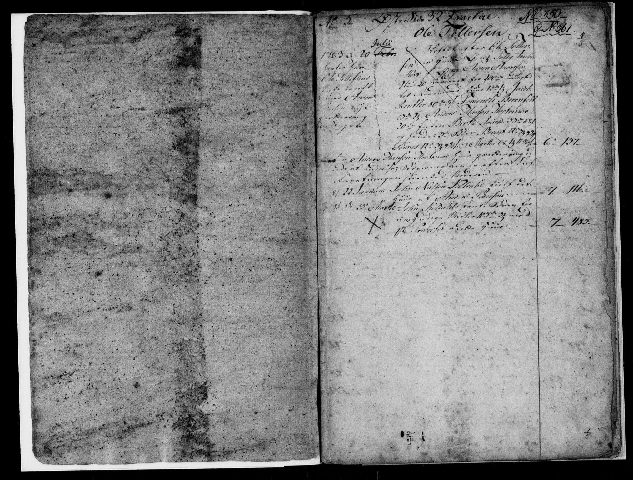 Kristiansand byrett, AV/SAK-1223-0001/G/Ga/L0004: Panteregister nr. 4, 1690-1800, s. 1
