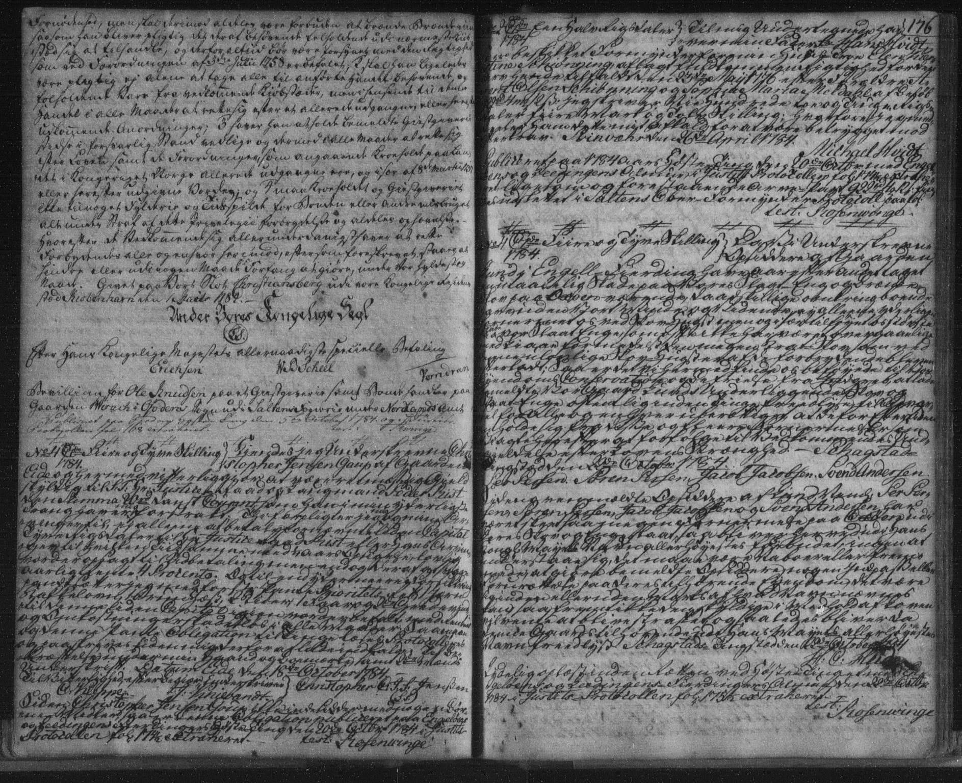 Salten sorenskriveri, SAT/A-4578/1/2/2C/L0001: Pantebok nr. A, 1756-1789, s. 176