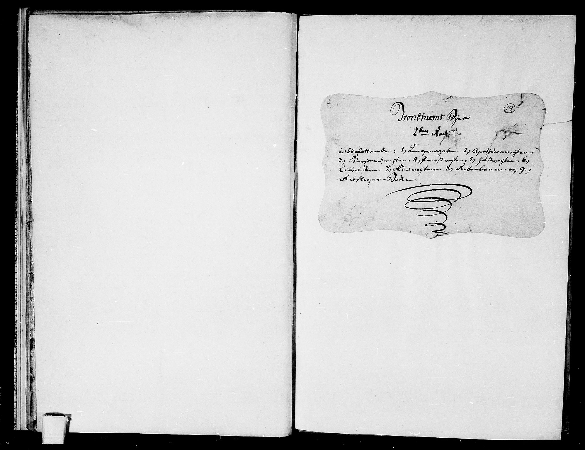 RA, Folketelling 1801 for 1601 Trondheim kjøpstad, 1801, s. 19a