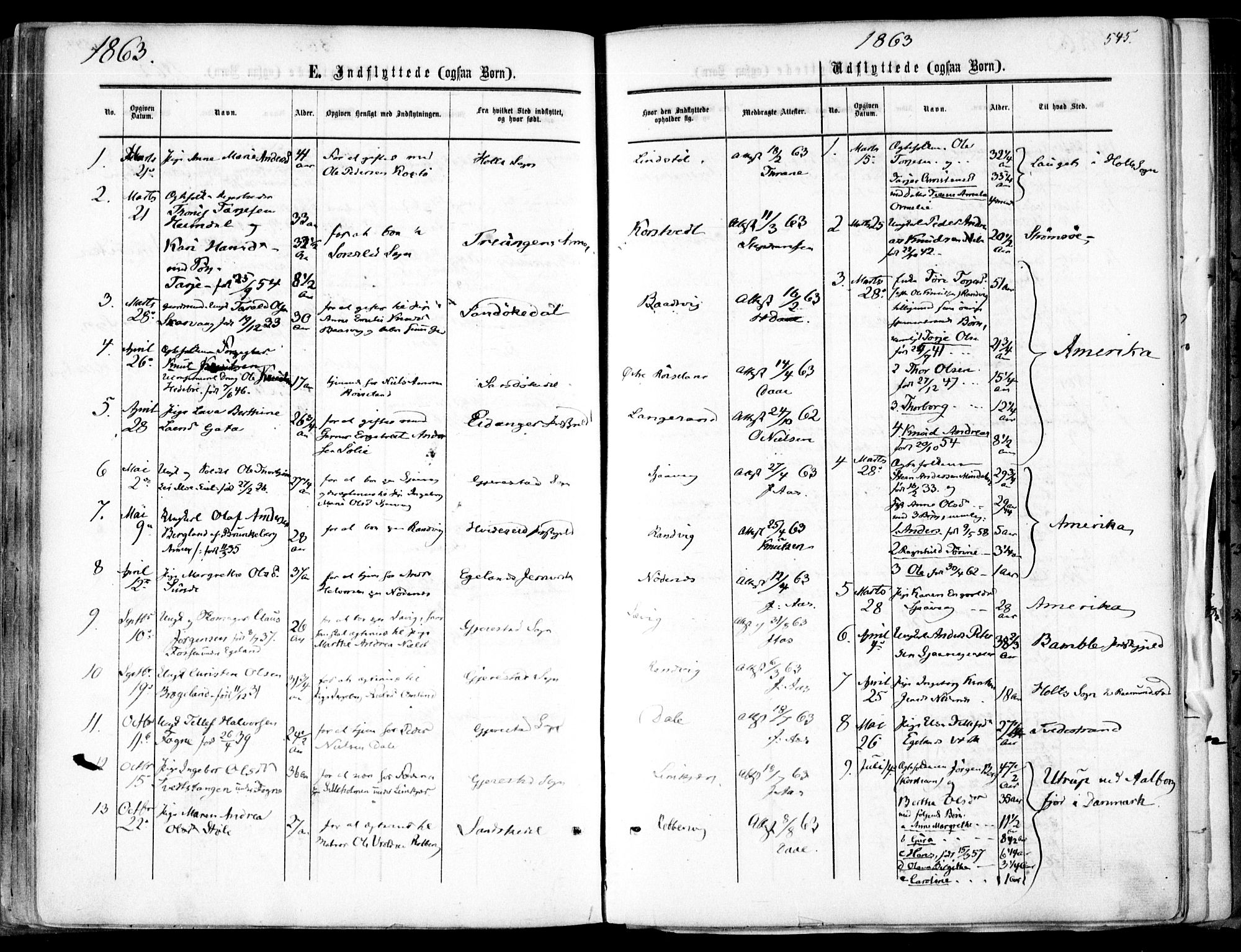 Søndeled sokneprestkontor, AV/SAK-1111-0038/F/Fa/L0003: Ministerialbok nr. A 3, 1861-1879, s. 545