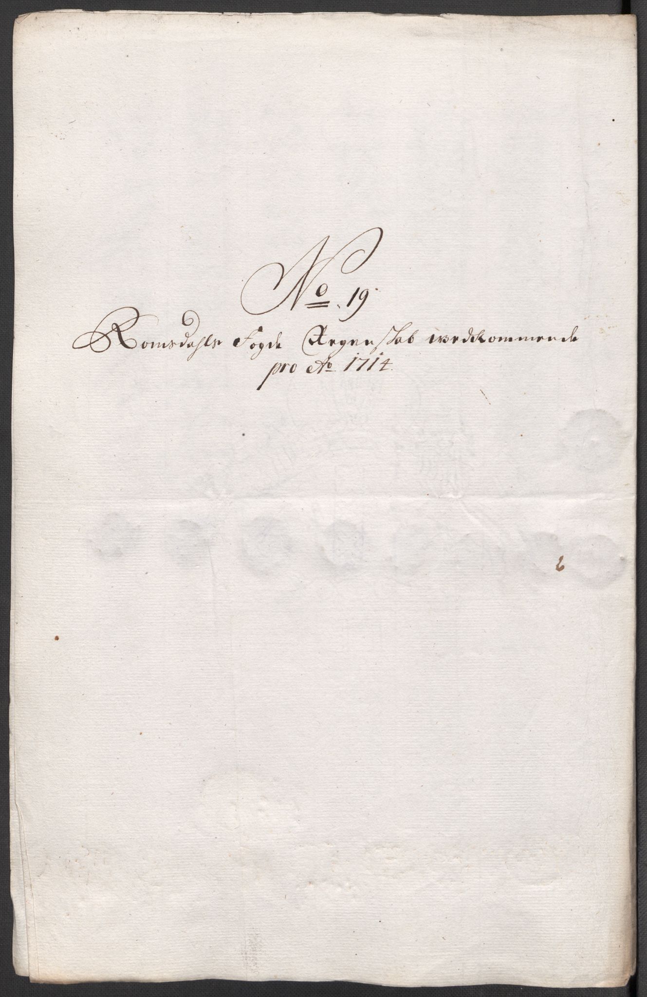 Rentekammeret inntil 1814, Reviderte regnskaper, Fogderegnskap, RA/EA-4092/R55/L3662: Fogderegnskap Romsdal, 1713-1714, s. 424