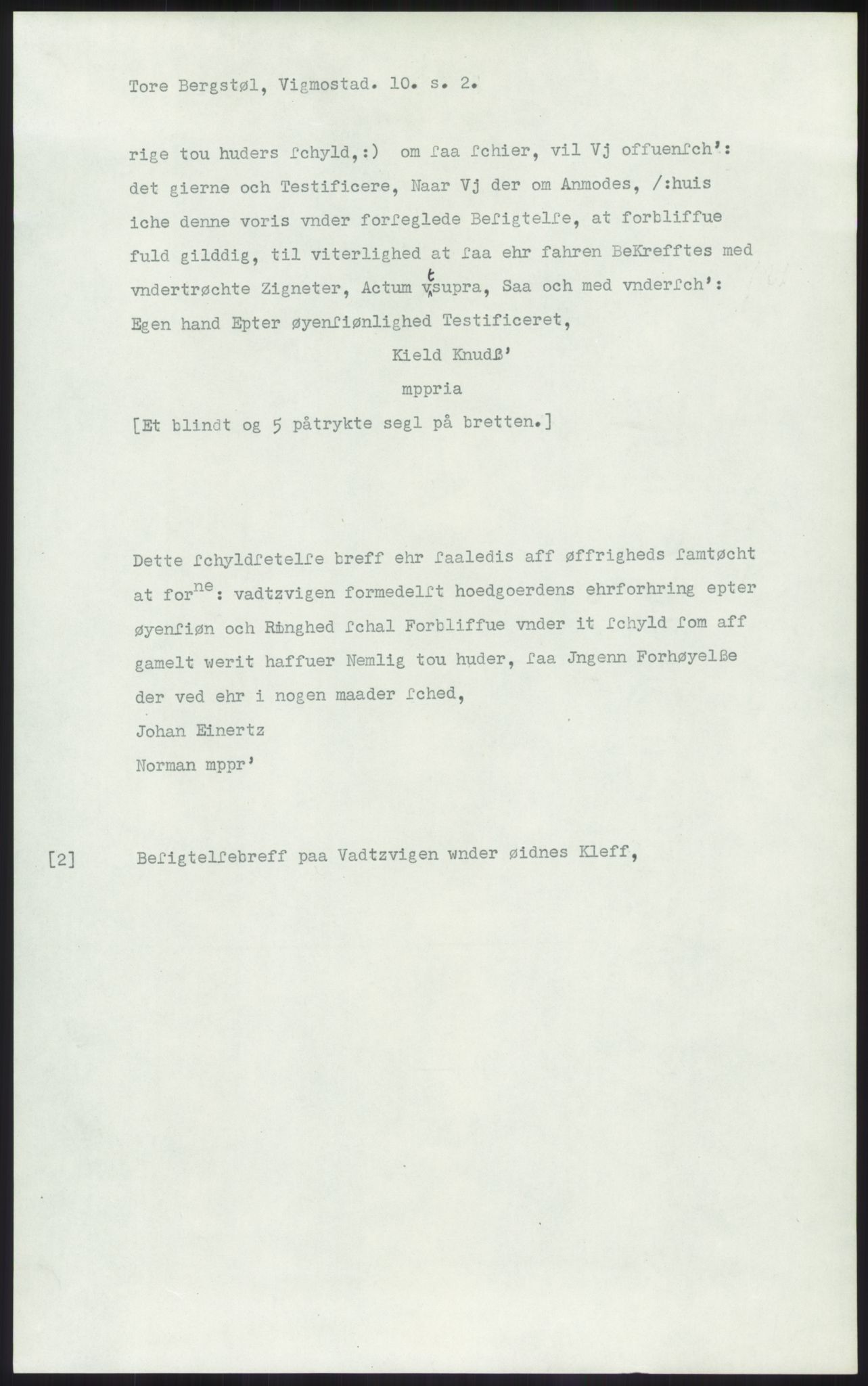 Samlinger til kildeutgivelse, Diplomavskriftsamlingen, RA/EA-4053/H/Ha, s. 672