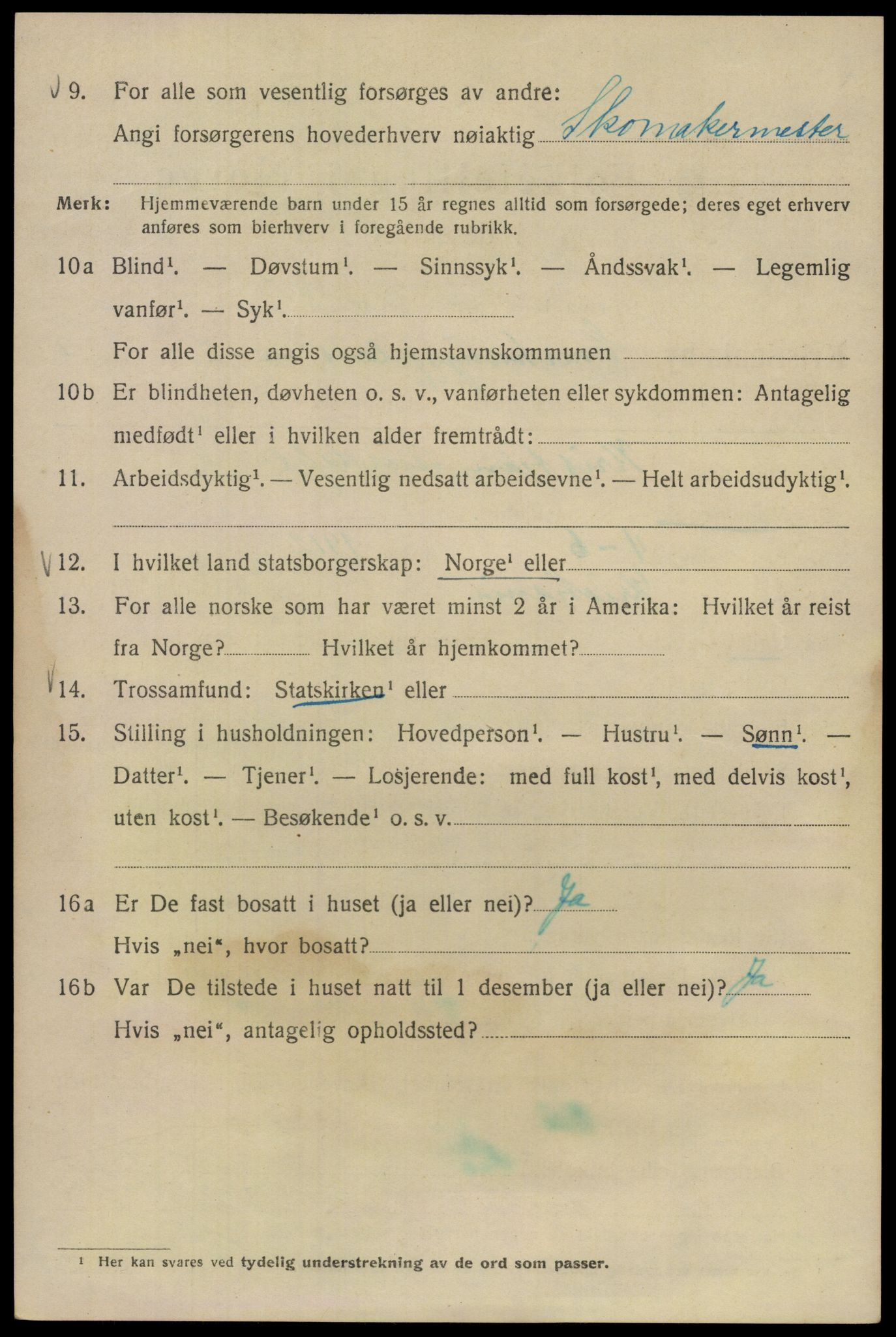 SAO, Folketelling 1920 for 0301 Kristiania kjøpstad, 1920, s. 218080