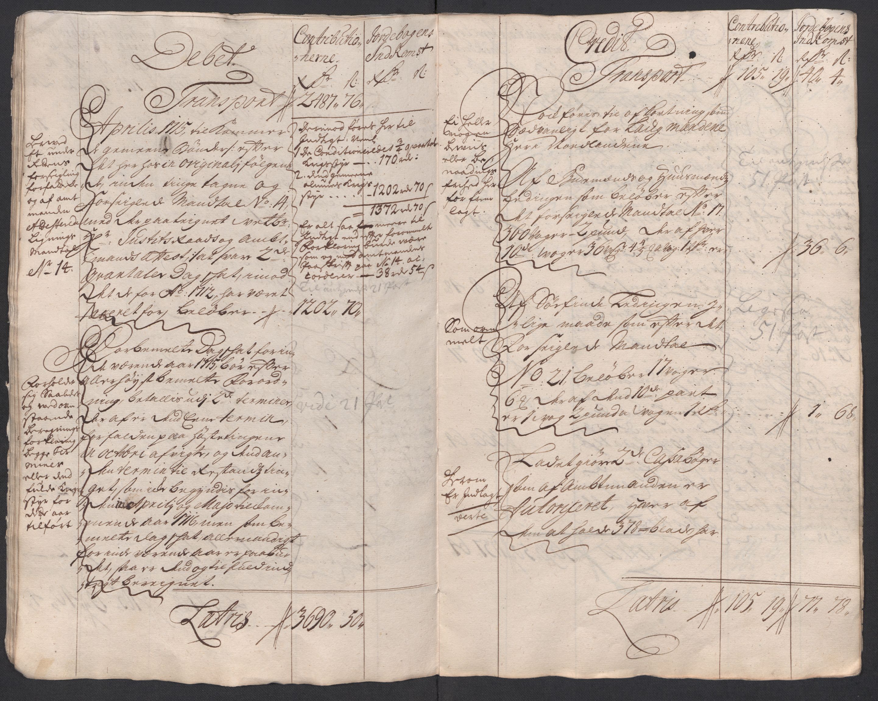 Rentekammeret inntil 1814, Reviderte regnskaper, Fogderegnskap, AV/RA-EA-4092/R66/L4585: Fogderegnskap Salten, 1715, s. 12
