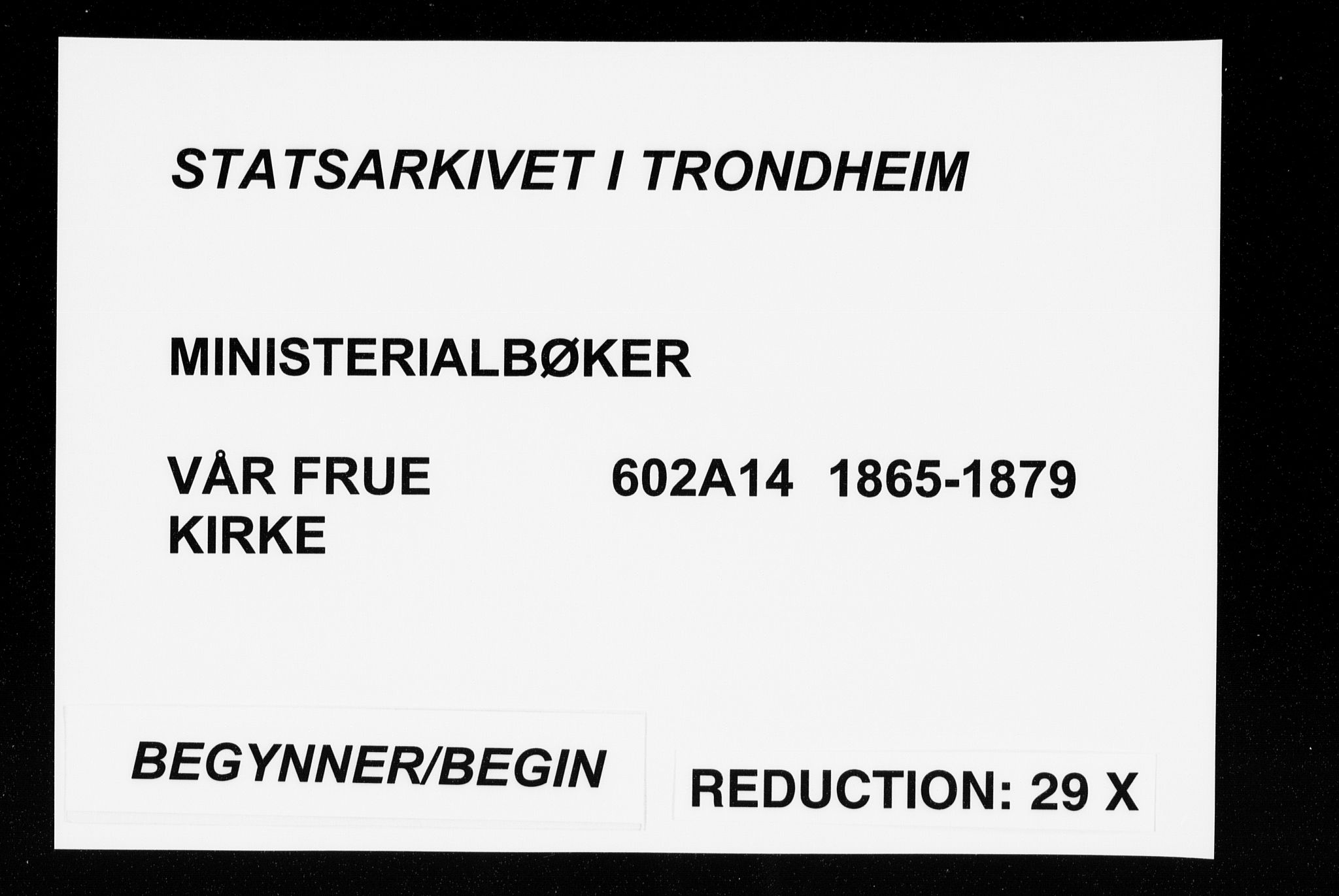 Ministerialprotokoller, klokkerbøker og fødselsregistre - Sør-Trøndelag, SAT/A-1456/602/L0116: Ministerialbok nr. 602A14, 1865-1879