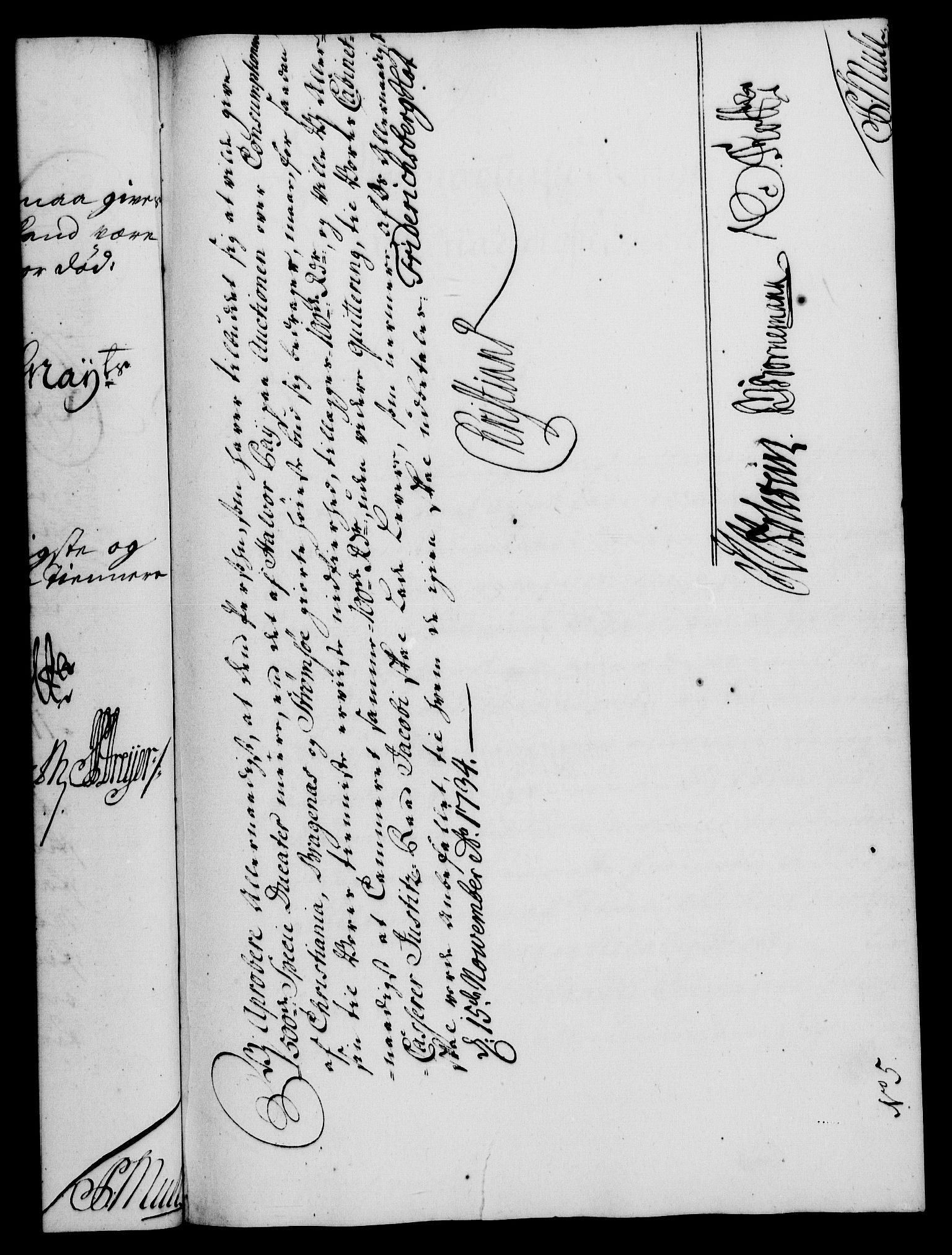 Rentekammeret, Kammerkanselliet, RA/EA-3111/G/Gf/Gfa/L0017: Norsk relasjons- og resolusjonsprotokoll (merket RK 52.17), 1734, s. 530