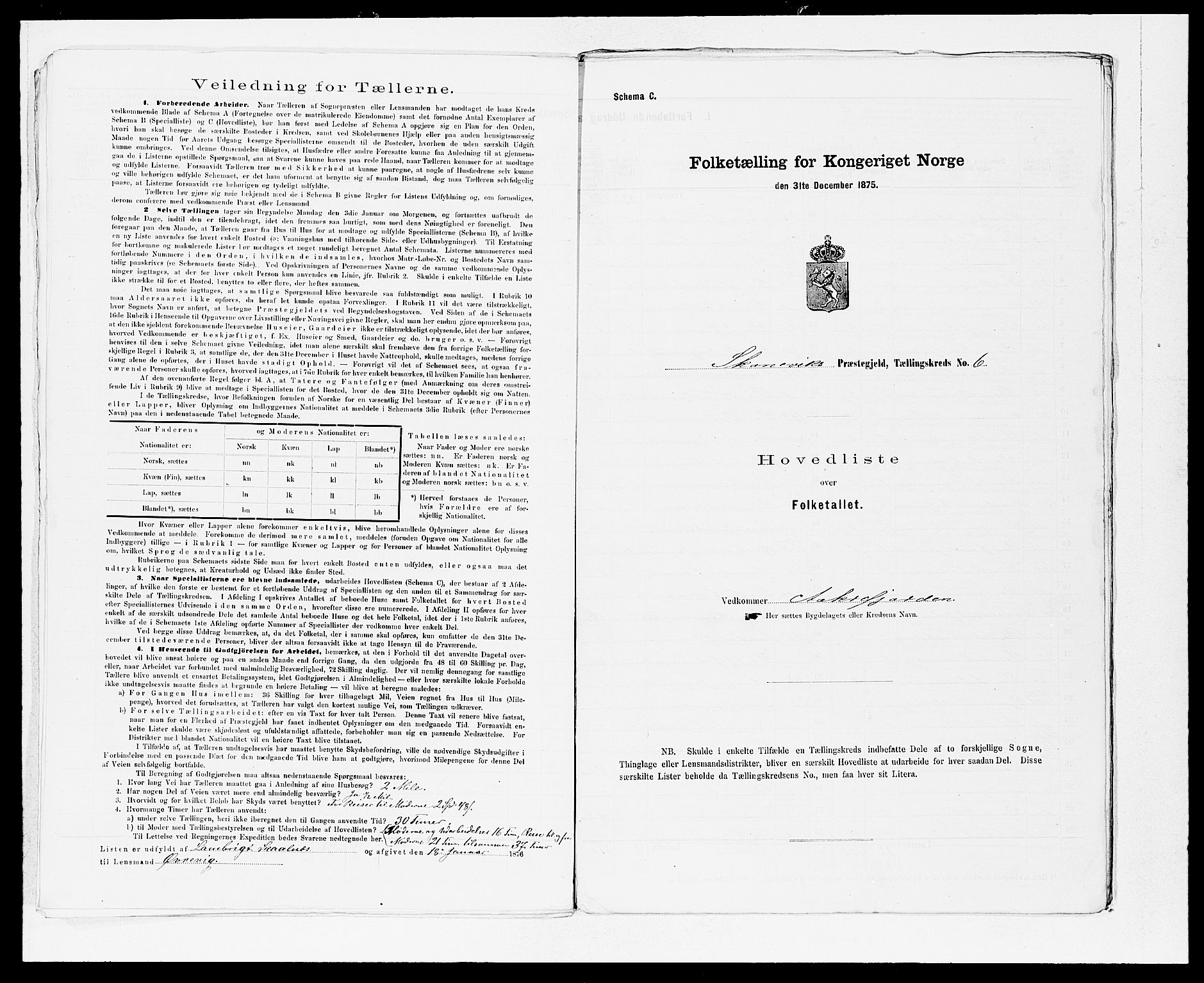 SAB, Folketelling 1875 for 1212P Skånevik prestegjeld, 1875, s. 12