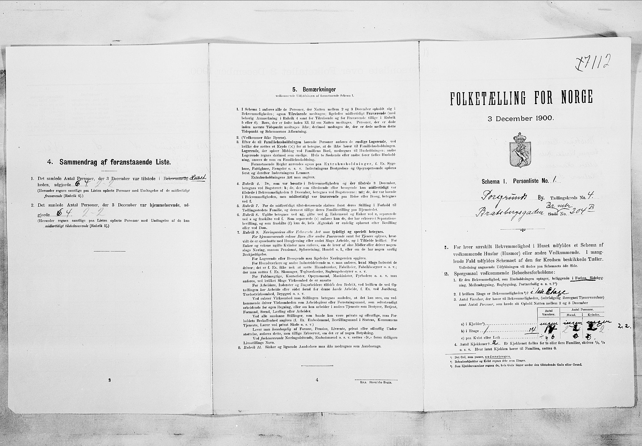 SAKO, Folketelling 1900 for 0805 Porsgrunn kjøpstad, 1900, s. 635
