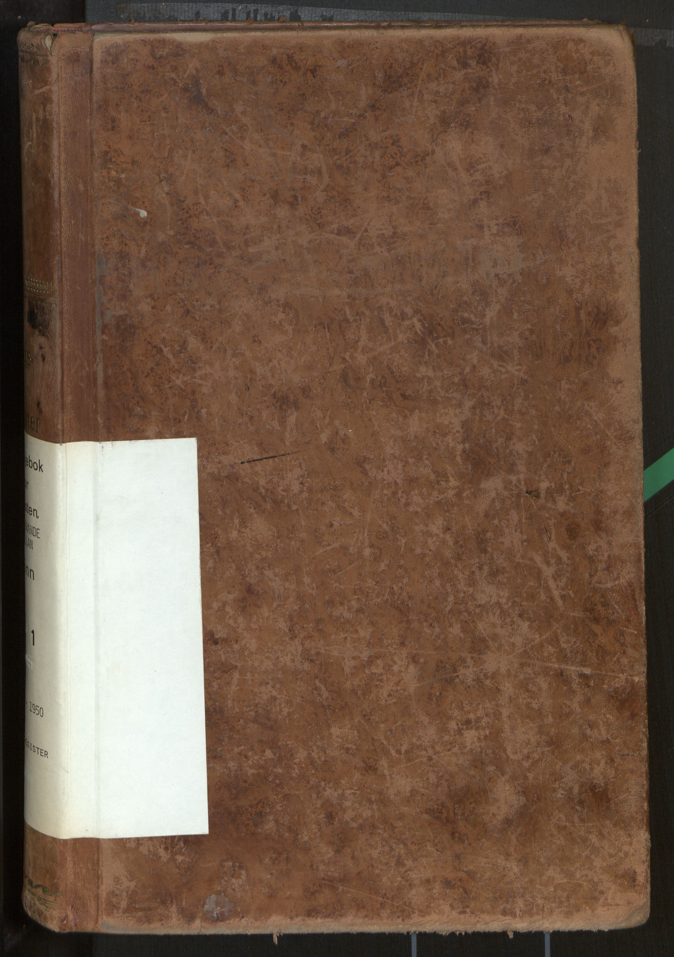 Kinn sokneprestembete, SAB/A-80801/H/Hab/Haba/L0002b: Klokkerbok nr. A 2b, 1916-1978