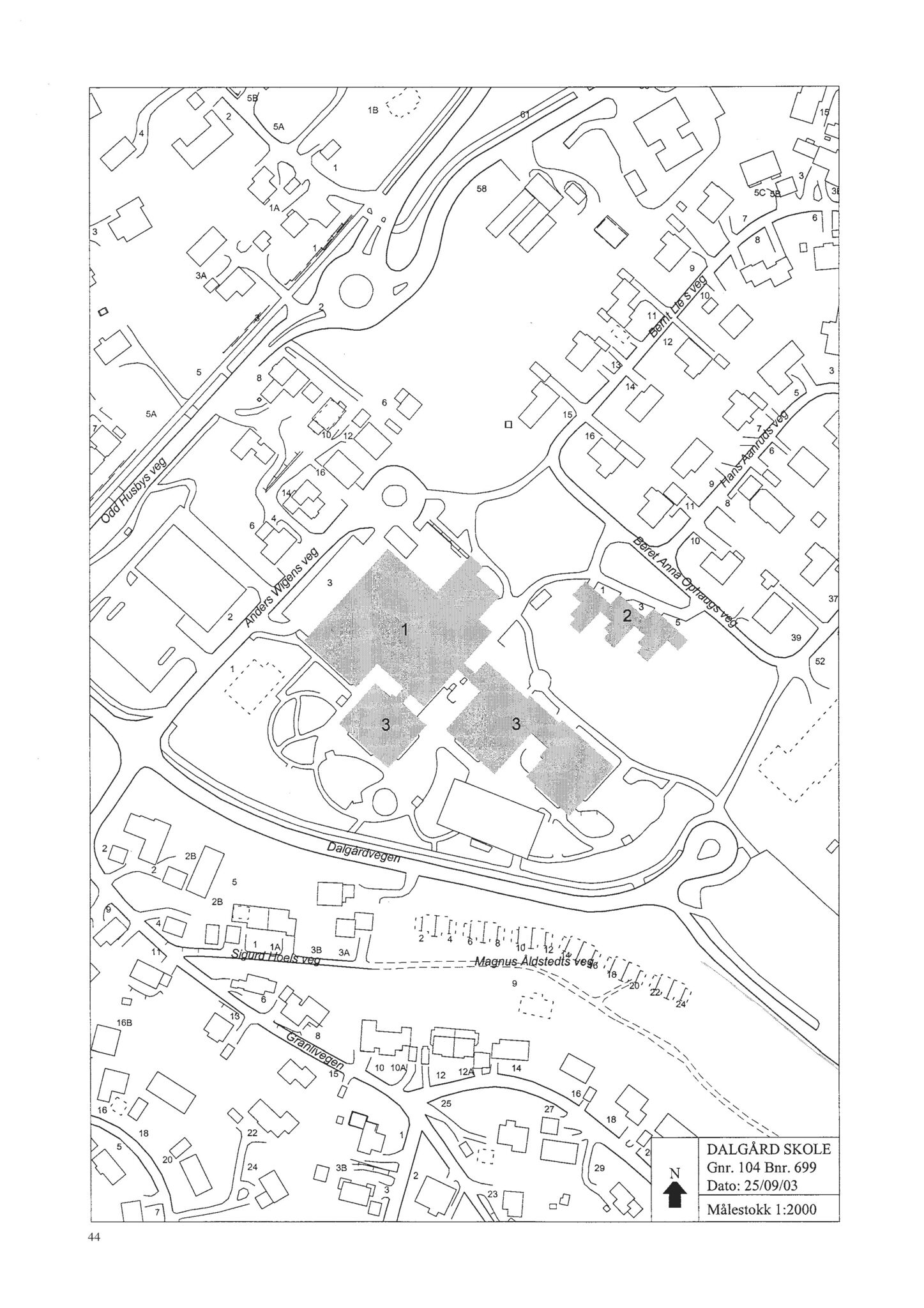 , Trondheim kommunes skoleanlegg - Beskrivelse og antikvarisk klassifisering, 2003, s. 53