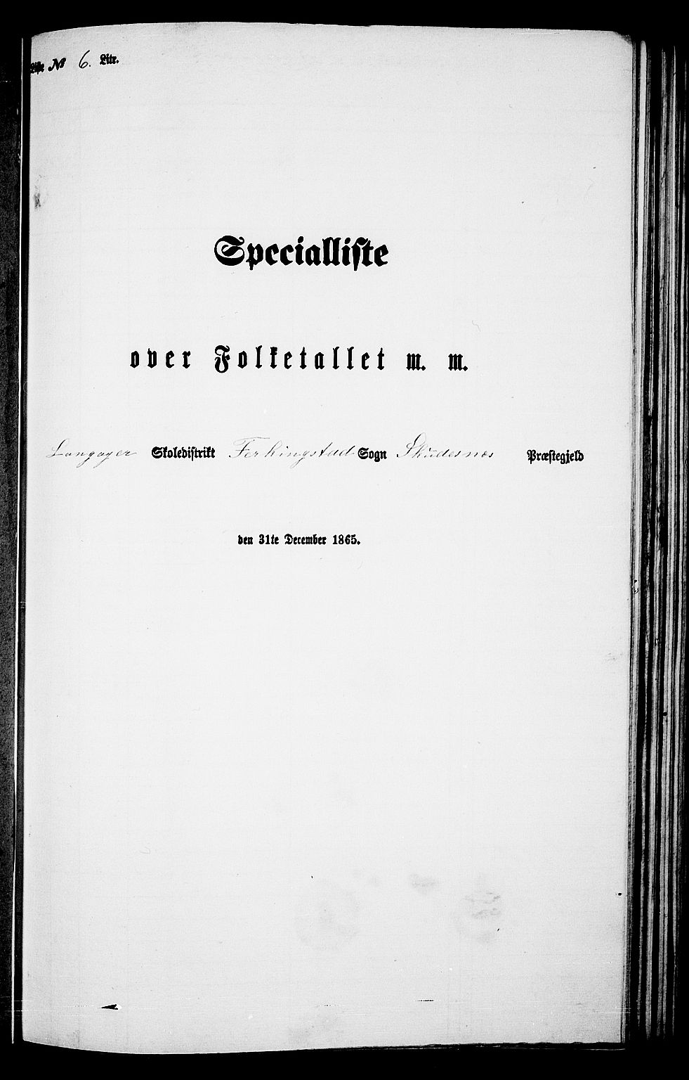 RA, Folketelling 1865 for 1150P Skudenes prestegjeld, 1865, s. 105