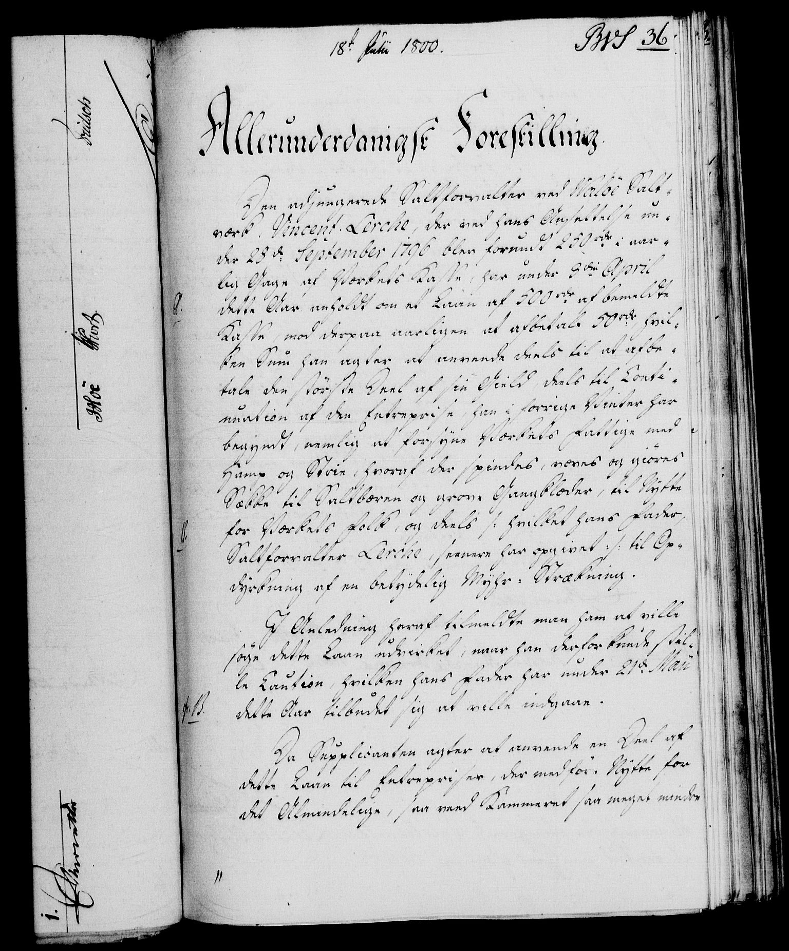 Rentekammeret, Renteskriverkontorene, AV/RA-EA-3115/M/Mf/Mfb/L0004: Relasjons- og resolusjonsprotokoll med register (merket RK 54.10), 1799-1800