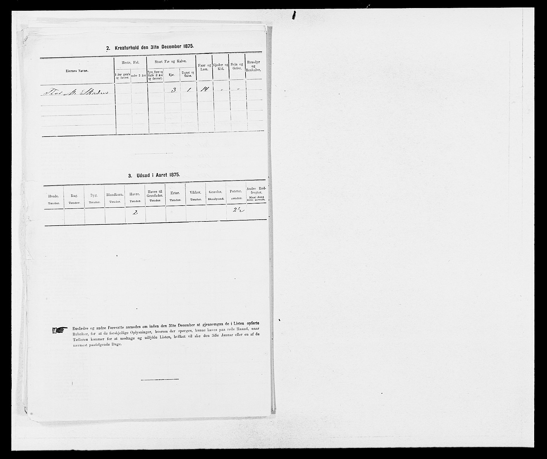 SAB, Folketelling 1875 for 1212P Skånevik prestegjeld, 1875, s. 99