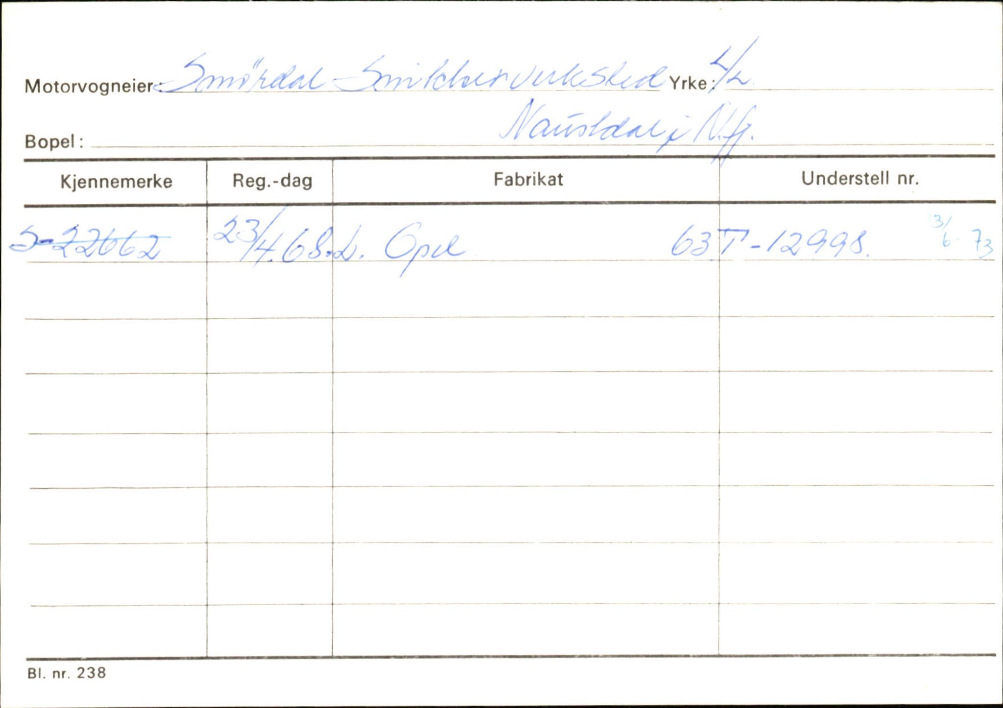 Statens vegvesen, Sogn og Fjordane vegkontor, AV/SAB-A-5301/4/F/L0129: Eigarregistrer Eid A-S, 1945-1975, s. 2528