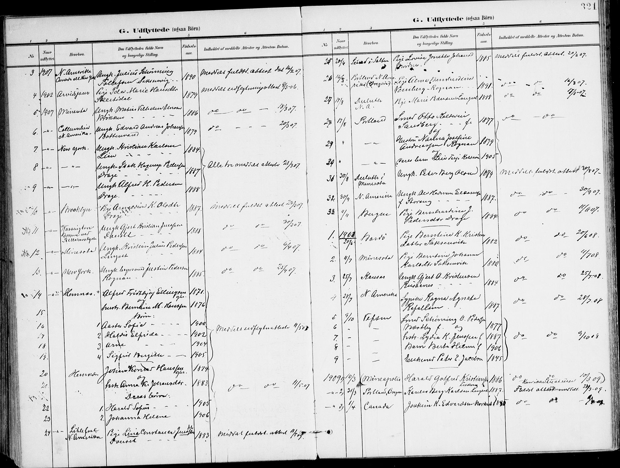 Ministerialprotokoller, klokkerbøker og fødselsregistre - Nordland, SAT/A-1459/847/L0672: Ministerialbok nr. 847A12, 1902-1919, s. 321