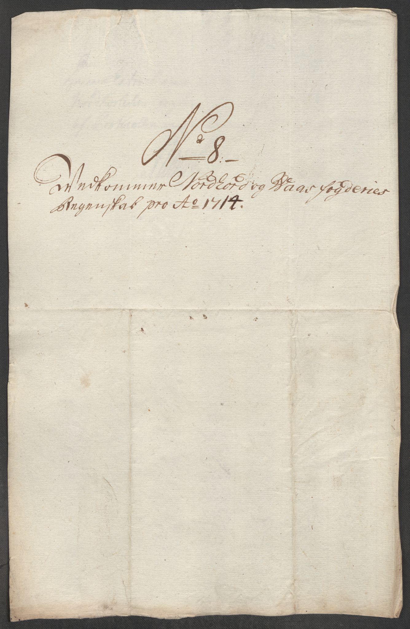 Rentekammeret inntil 1814, Reviderte regnskaper, Fogderegnskap, RA/EA-4092/R51/L3197: Fogderegnskap Nordhordland og Voss, 1714, s. 233