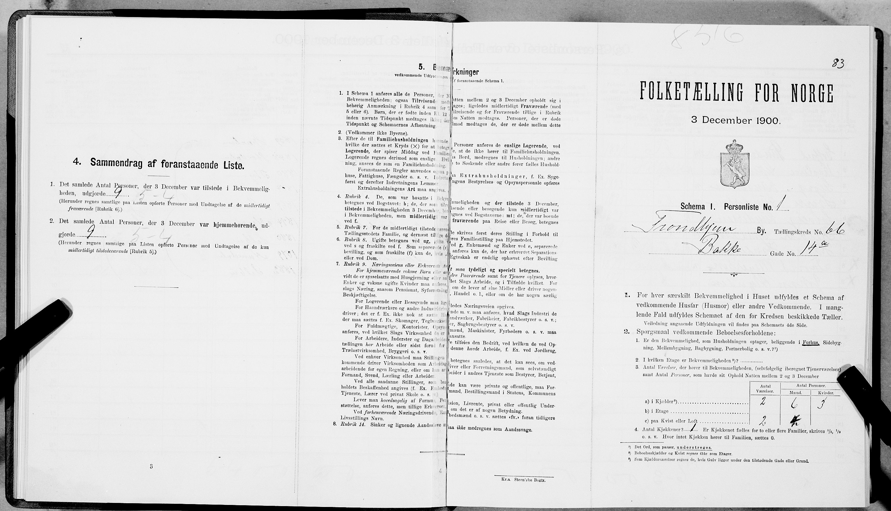 SAT, Folketelling 1900 for 1601 Trondheim kjøpstad, 1900, s. 11864