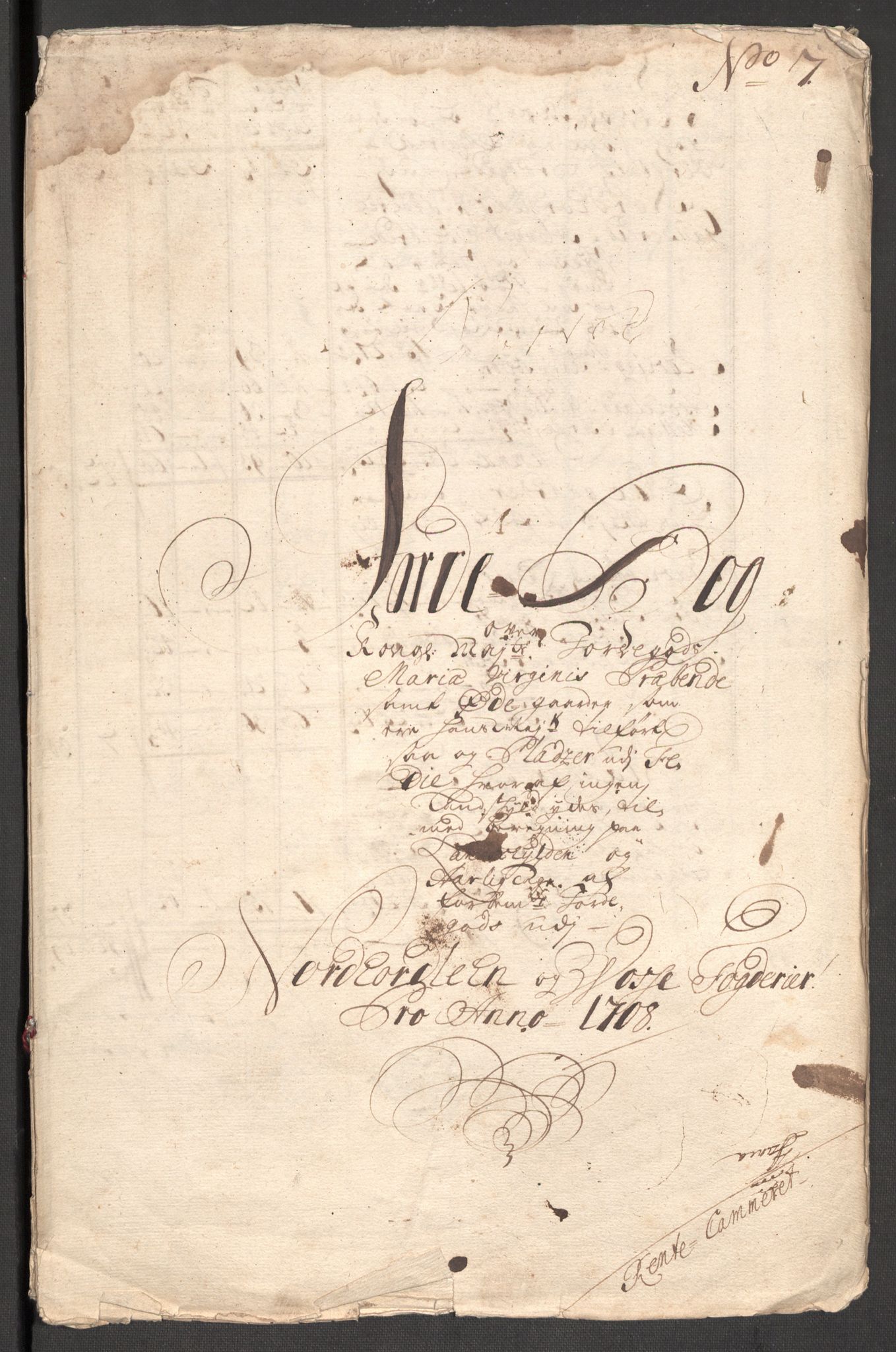 Rentekammeret inntil 1814, Reviderte regnskaper, Fogderegnskap, RA/EA-4092/R51/L3189: Fogderegnskap Nordhordland og Voss, 1708, s. 44