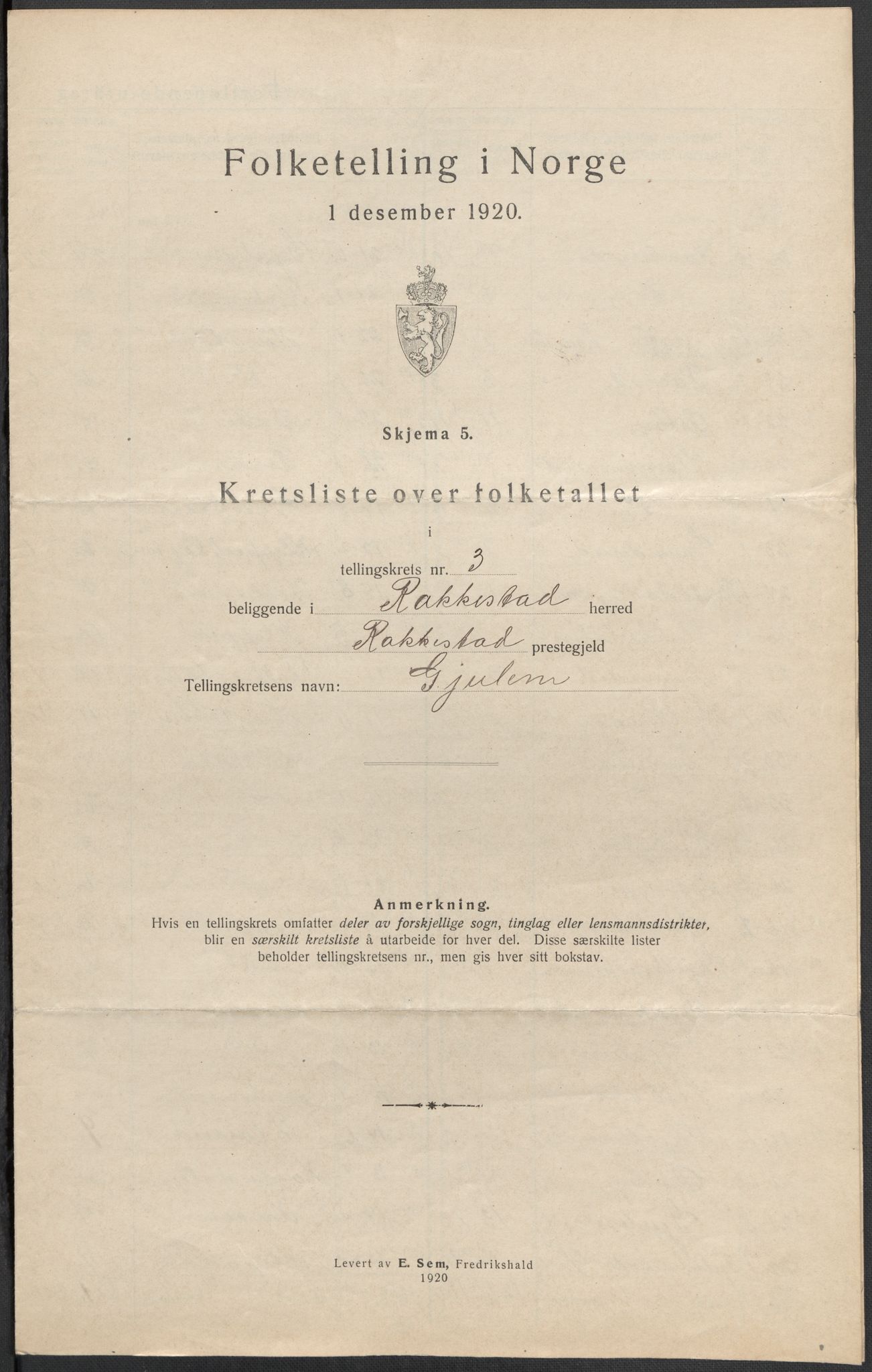 SAO, Folketelling 1920 for 0128 Rakkestad herred, 1920, s. 14