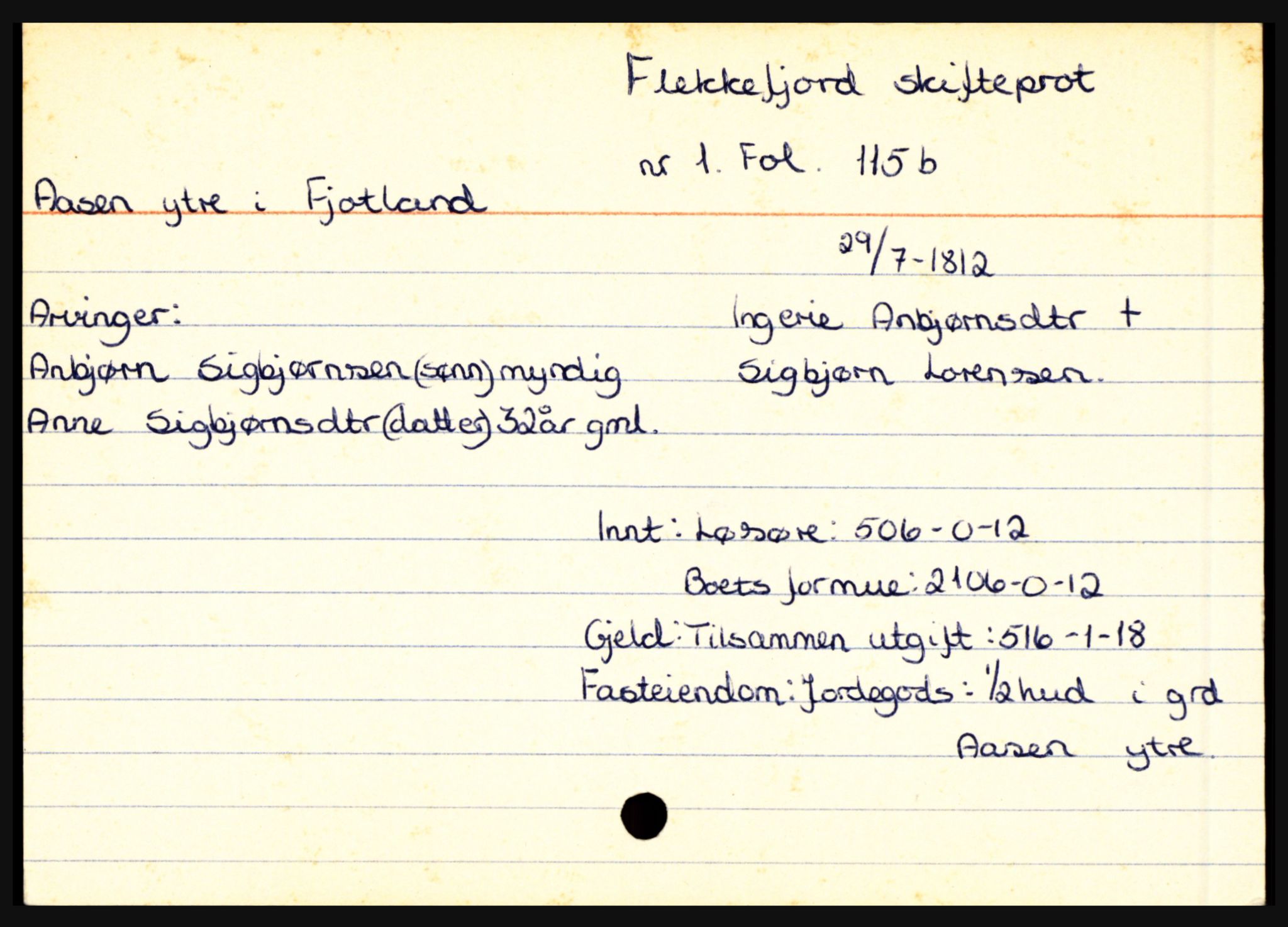 Flekkefjord sorenskriveri, AV/SAK-1221-0001/H, s. 1821