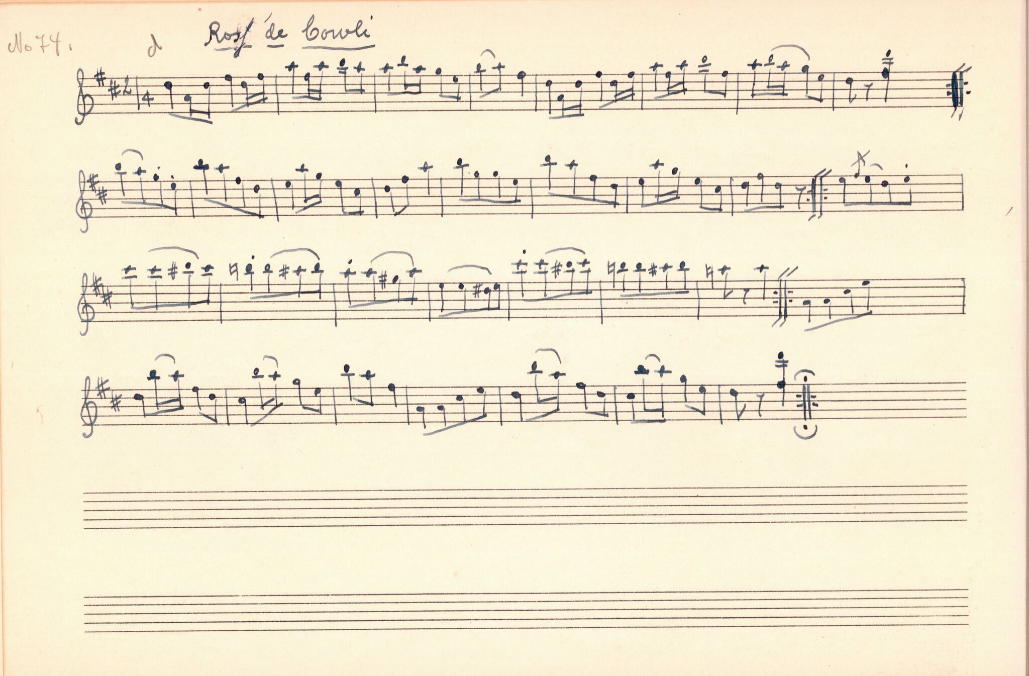 Samling etter Klara Semb, NSFF/KS/A/026: Turdansmusikk frå Aust-Agder II, 1884-1970, s. 7