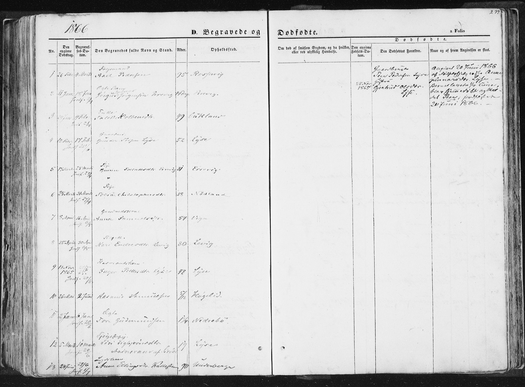 Høgsfjord sokneprestkontor, SAST/A-101624/H/Ha/Haa/L0001: Ministerialbok nr. A 1, 1854-1875, s. 292