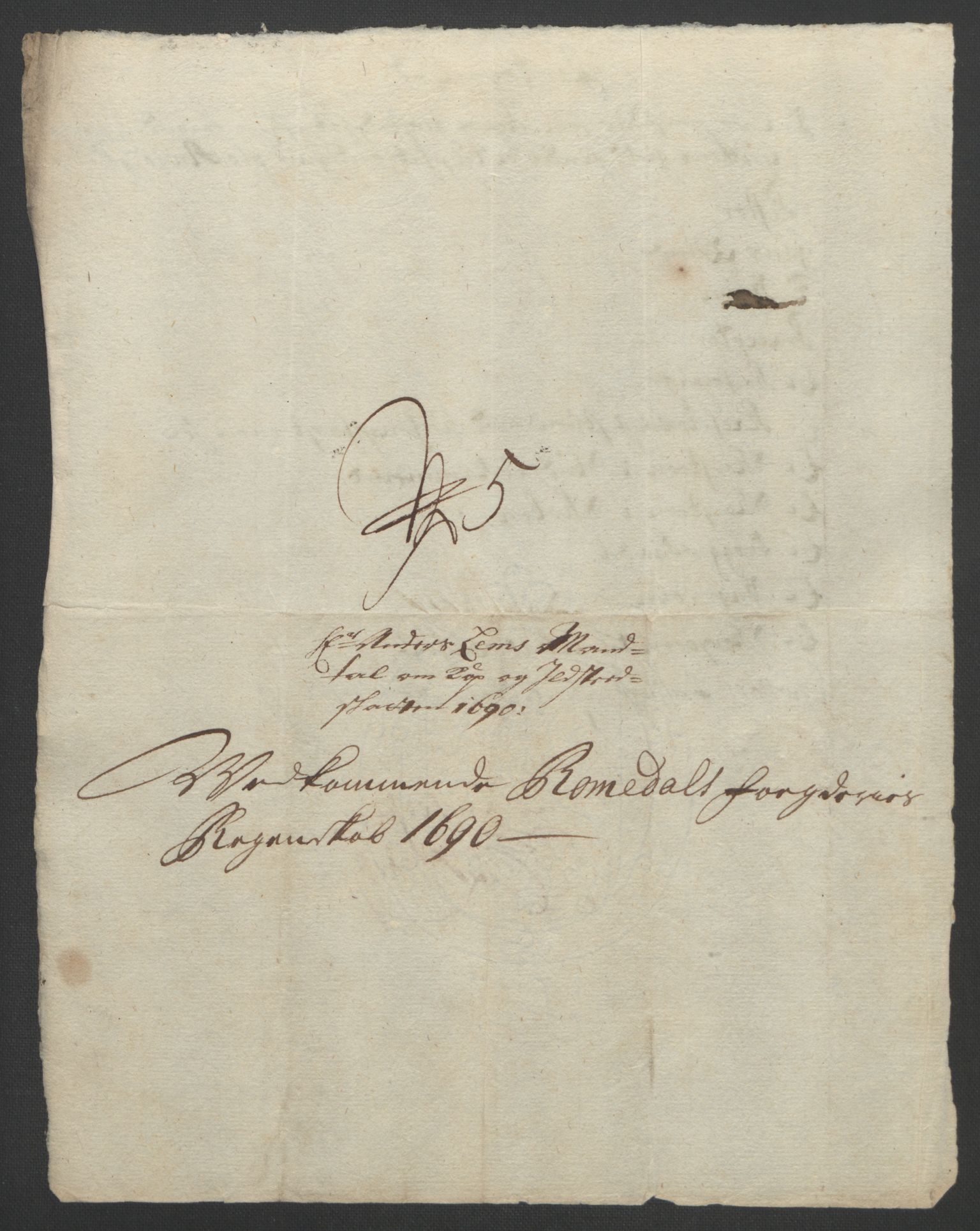 Rentekammeret inntil 1814, Reviderte regnskaper, Fogderegnskap, RA/EA-4092/R55/L3649: Fogderegnskap Romsdal, 1690-1691, s. 119