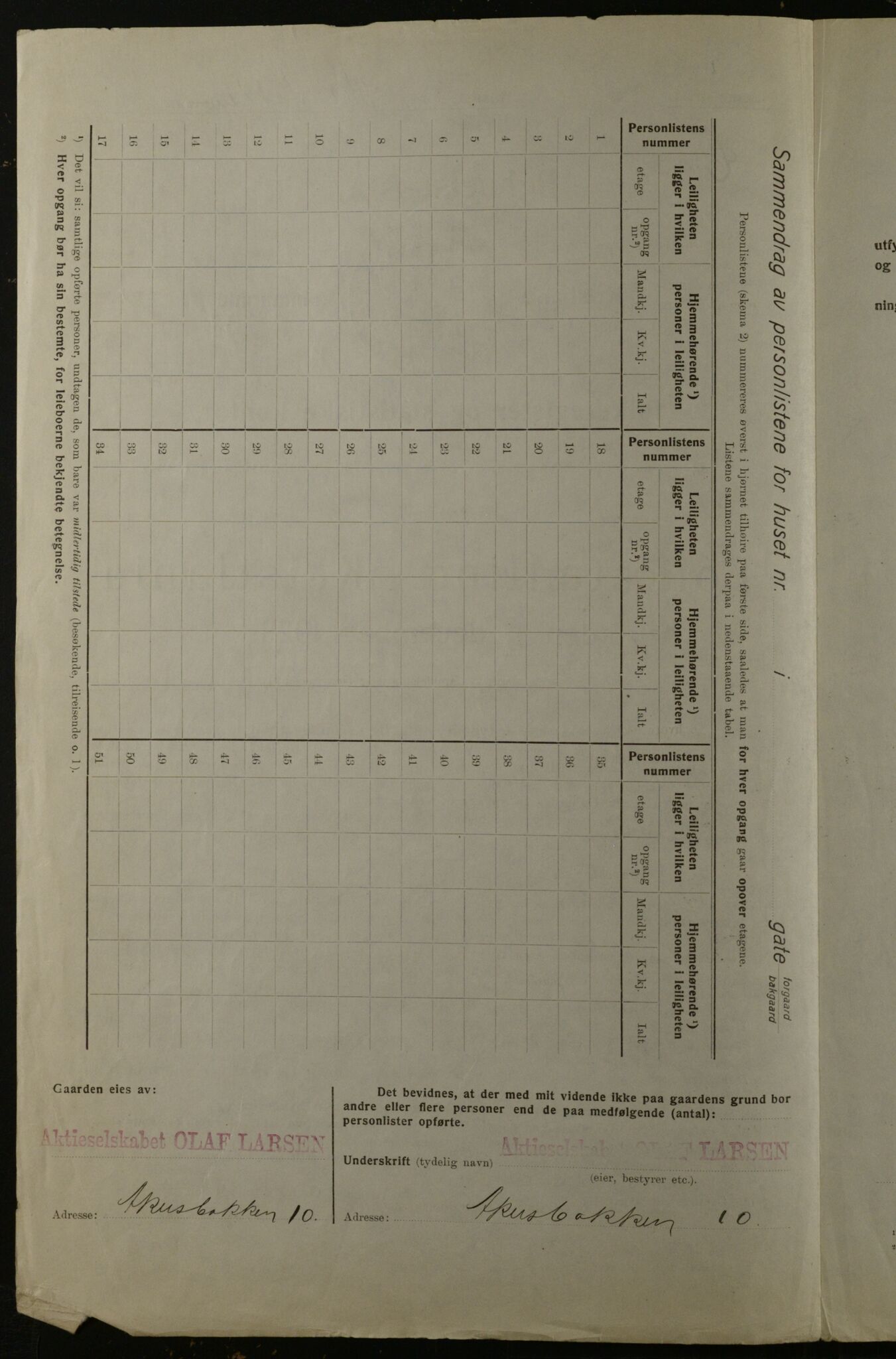 OBA, Kommunal folketelling 1.12.1923 for Kristiania, 1923, s. 365