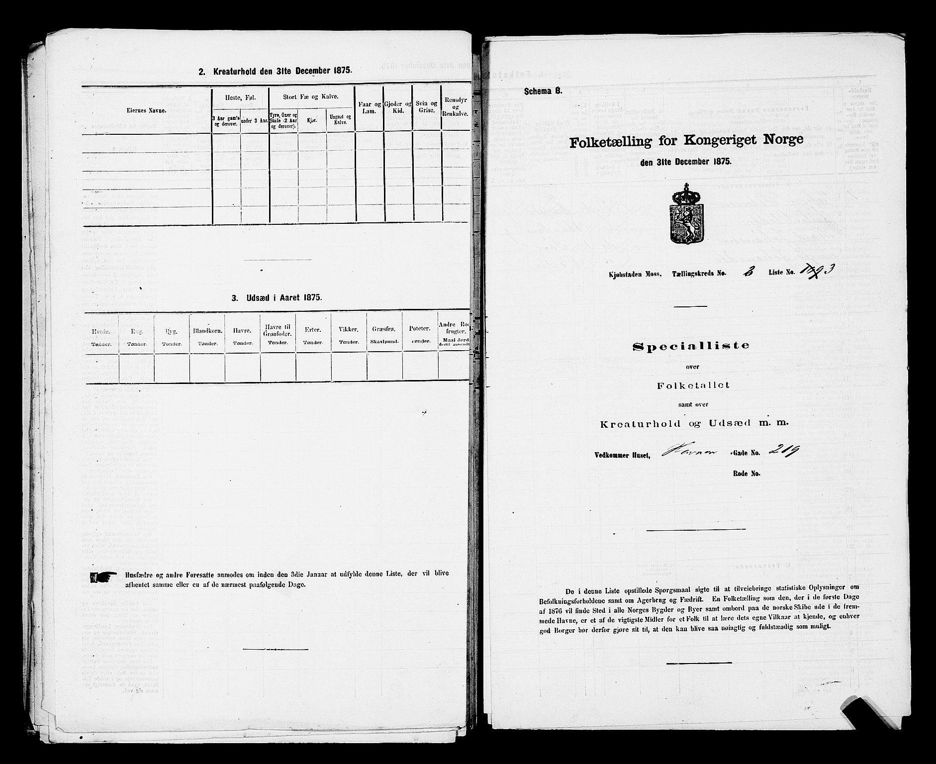 RA, Folketelling 1875 for 0104B Moss prestegjeld, Moss kjøpstad, 1875, s. 568